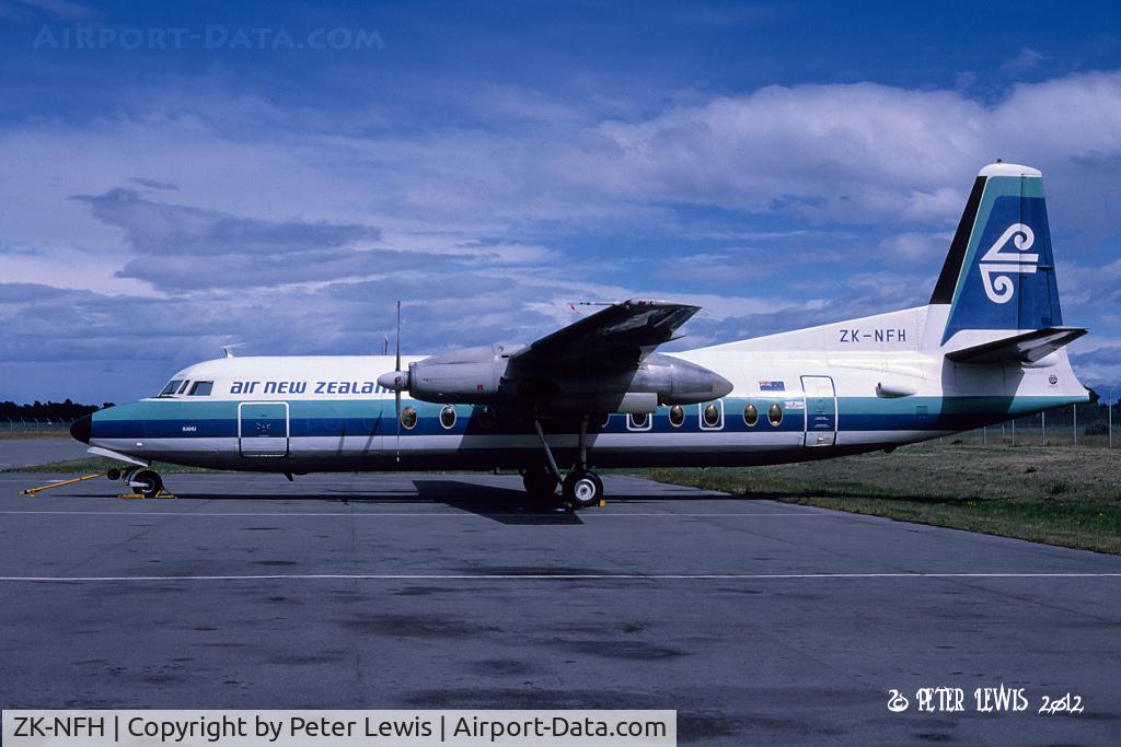 ZK-NFH, 1981 Fokker F.27-500 Friendship C/N 10609, Air New Zealand Ltd., Auckland
