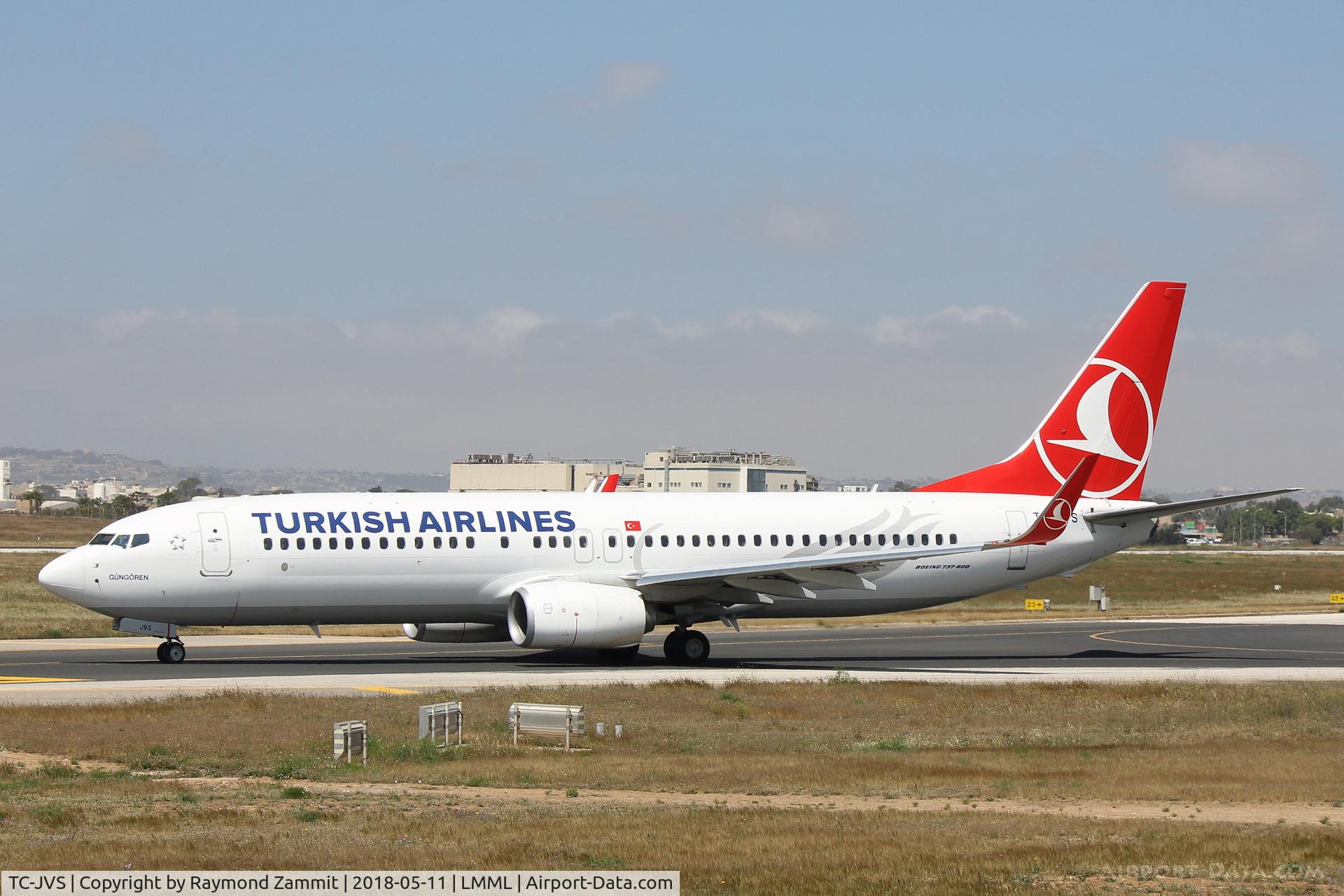 TC-JVS, 2016 Boeing 737-8F2 C/N 60021/5911, B737-800 TC-JVS Turkish Airlines