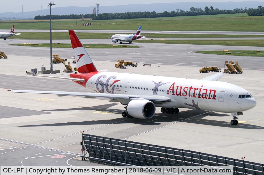 OE-LPF, 2001 Boeing 777-2Q8/ER C/N 28692, Austrian Airlines Boeing 777-200