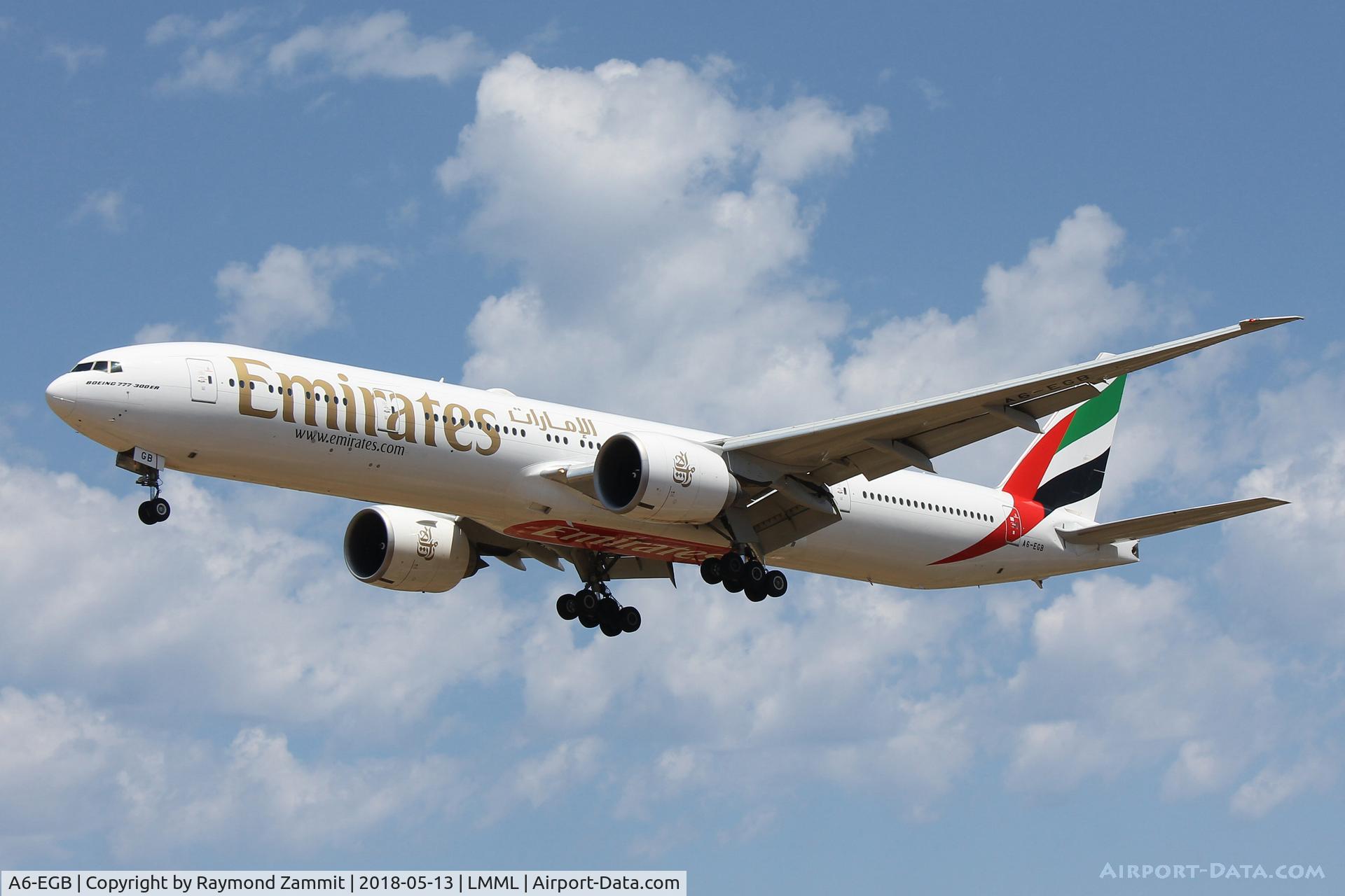 A6-EGB, 2011 Boeing 777-31H/ER C/N 38985, B777 A6-EGB Emirates Airlines