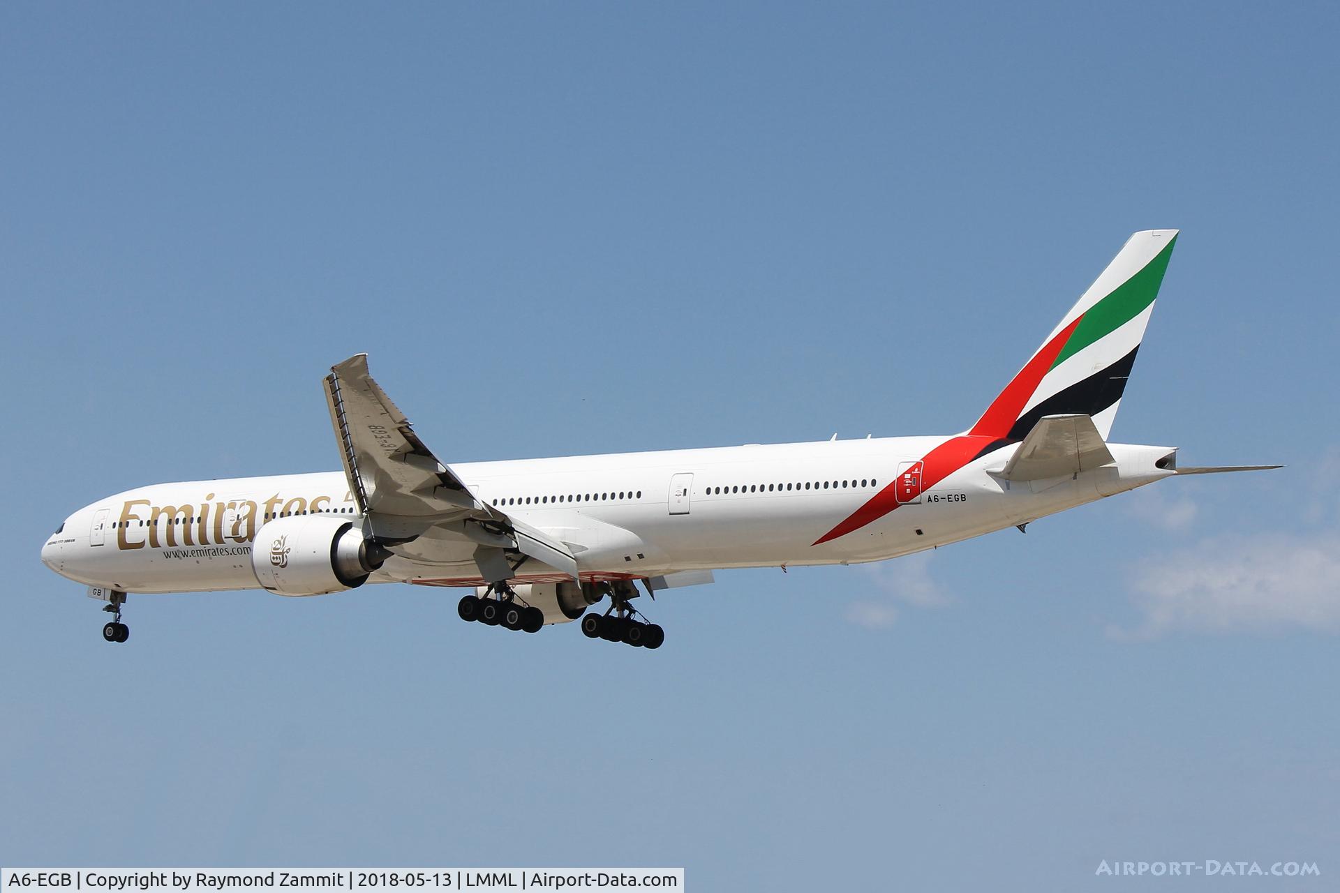 A6-EGB, 2011 Boeing 777-31H/ER C/N 38985, B777 A6-EGB Emirates Airlines