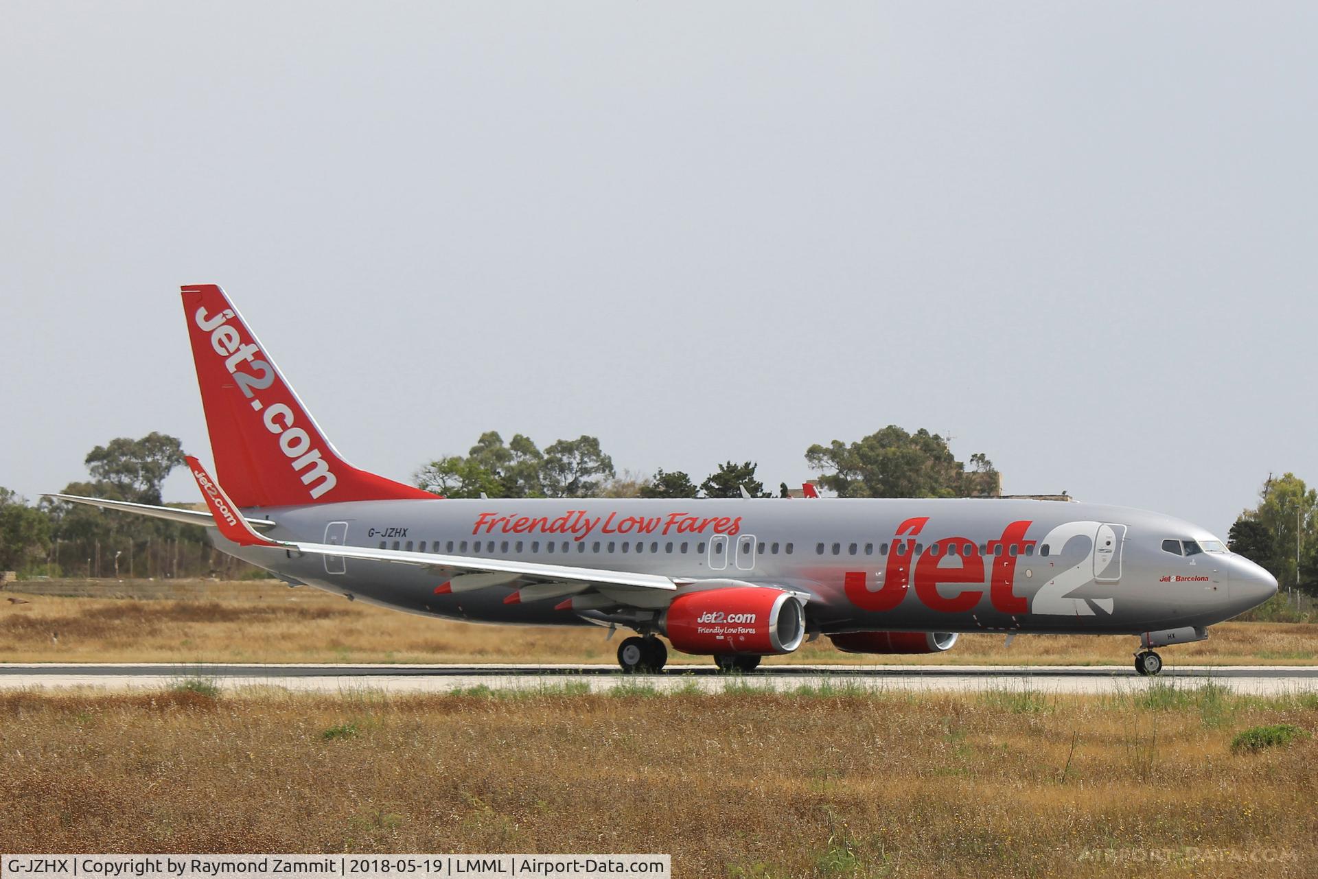 G-JZHX, 2017 Boeing 737-800 C/N 63154, B737-800 G-JZHX Jet2Com