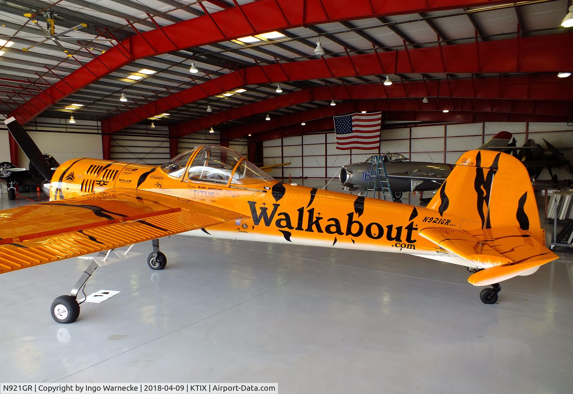 N921GR, 1993 Yakovlev Yak-55M C/N 930809, Yakovlev Yak-55M at Space Coast Regional Airport, Titusville (the day after Space Coast Warbird AirShow 2018)