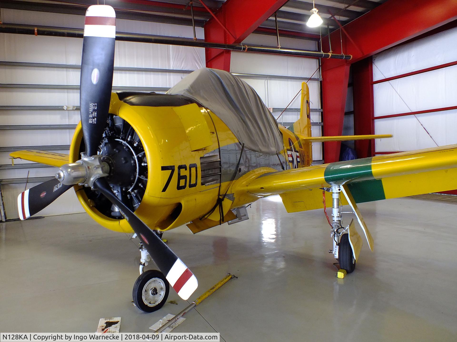 N128KA, 1958 North American T-28B Trojan C/N 200-123 (137760), North American T-28B Trojan at the VAC Warbird Museum, Titusville FL