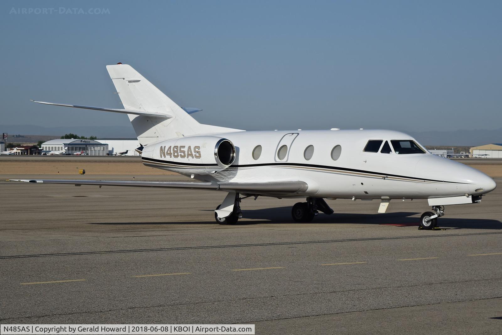 N485AS, 1988 Dassault-Breguet Falcon 10 C/N 219, Parked on the north GA ramp.