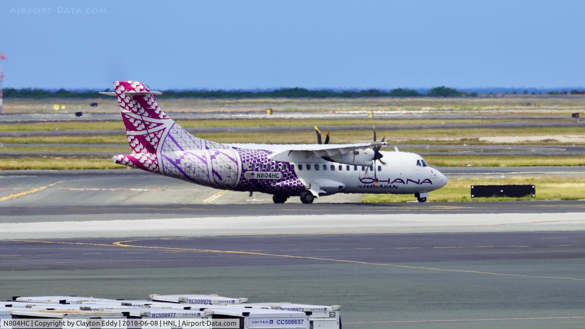 N804HC, 2004 ATR 42-500 C/N 623, HNL 2018.
