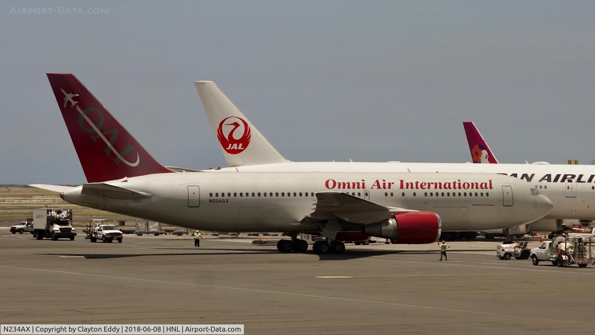 N234AX, 2001 Boeing 767-224 C/N 30436, HNL 2018.