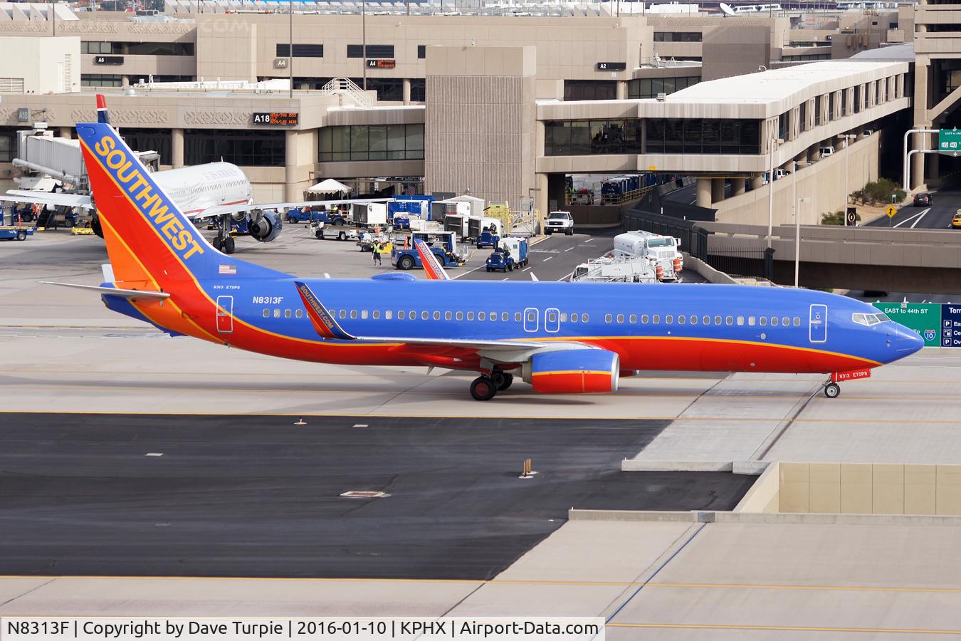 N8313F, 2012 Boeing 737-8H4 C/N 38810, Np comment.