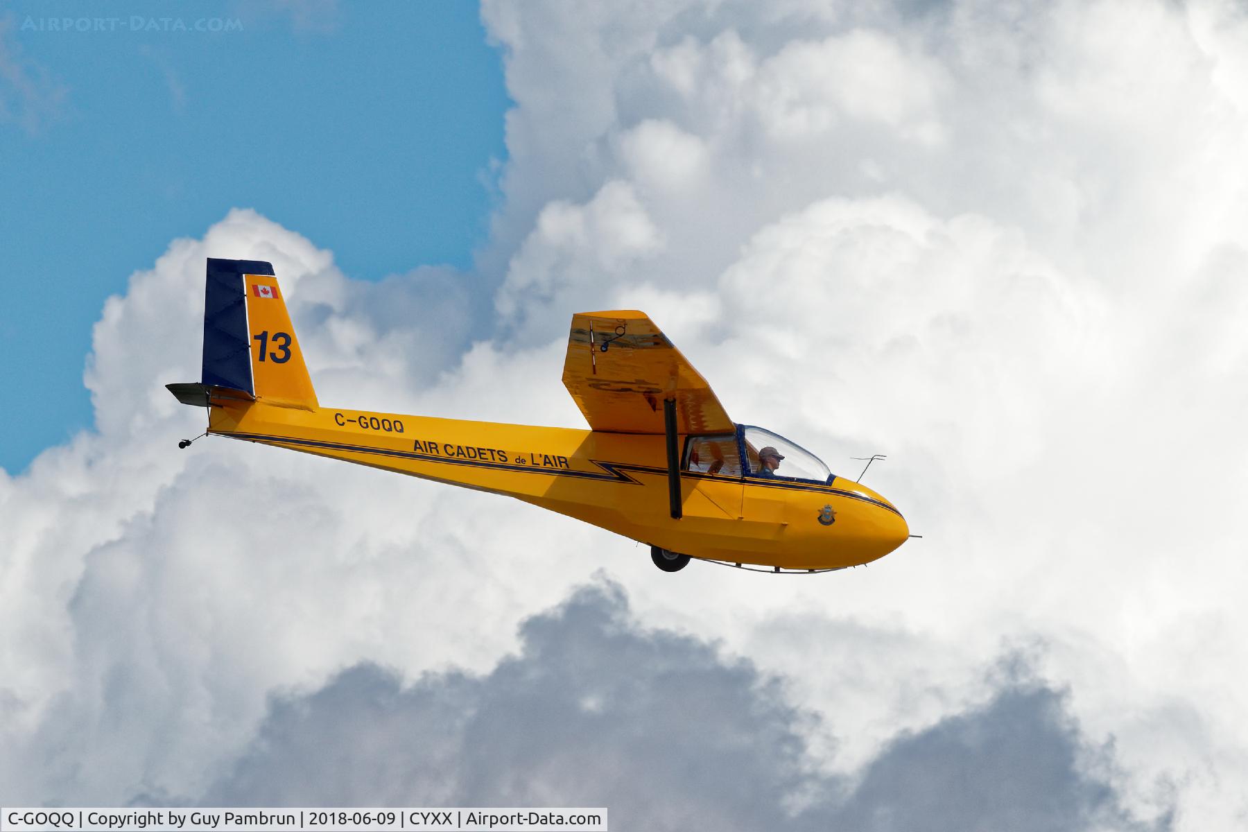 C-GOQQ, 1972 Schweizer SGS 2-33A C/N 257, Landing