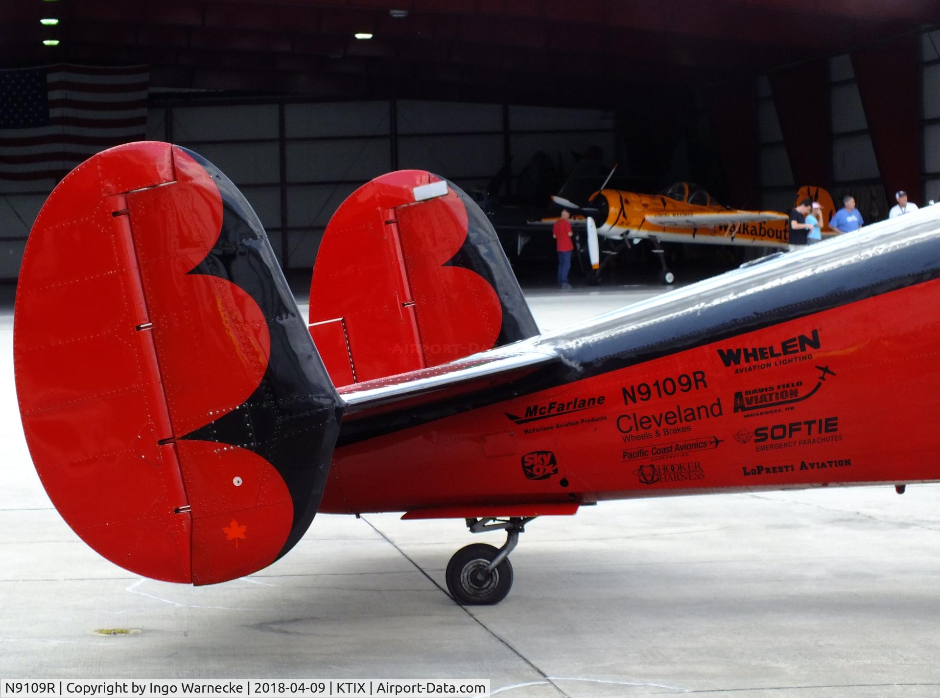 N9109R, 1943 Beech C18S (AT-7C) C/N 4383 (5676), Beechcraft C18S Twin Beech at Space Coast Regional Airport, Titusville (the day after Space Coast Warbird AirShow 2018)