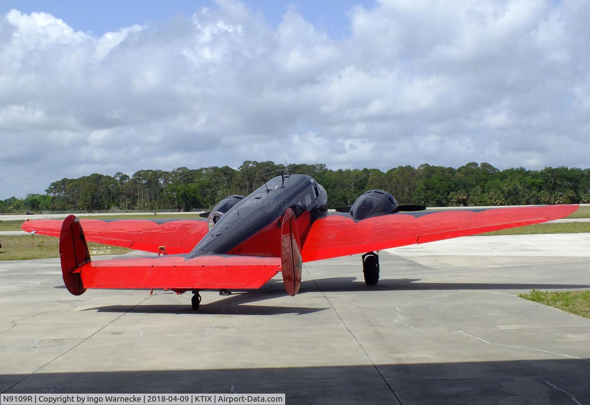 N9109R, 1943 Beech C18S (AT-7C) C/N 4383 (5676), Beechcraft C18S Twin Beech at Space Coast Regional Airport, Titusville (the day after Space Coast Warbird AirShow 2018)