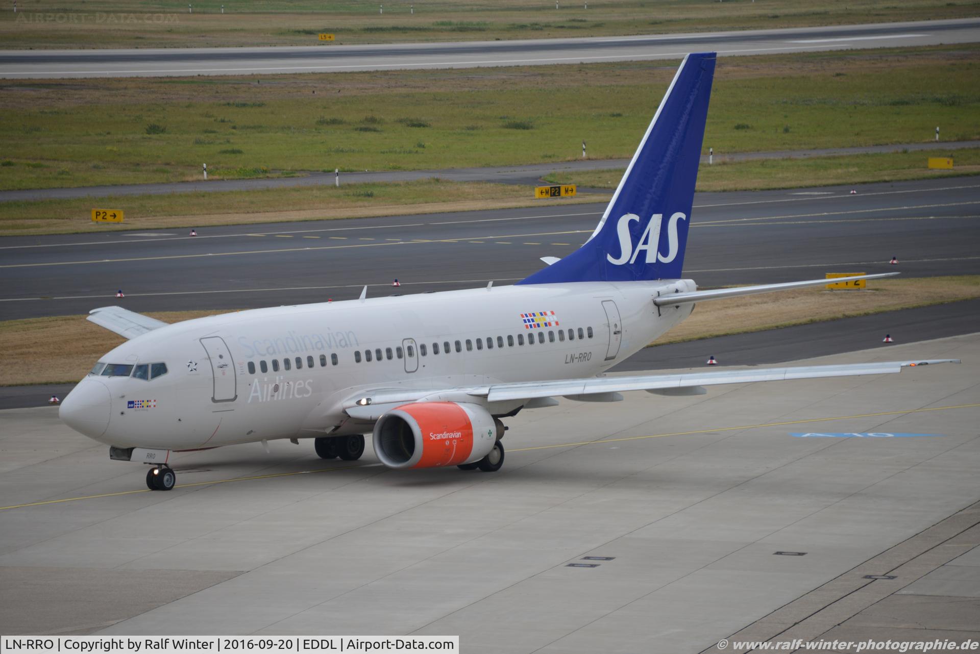 LN-RRO, 1998 Boeing 737-683 C/N 28288, Boeing 737-683 - SK SAS SAS Scandinavan Air System 'Bernt Viking' - 28288 - LN-RRO - 20.09.2016 - DUS