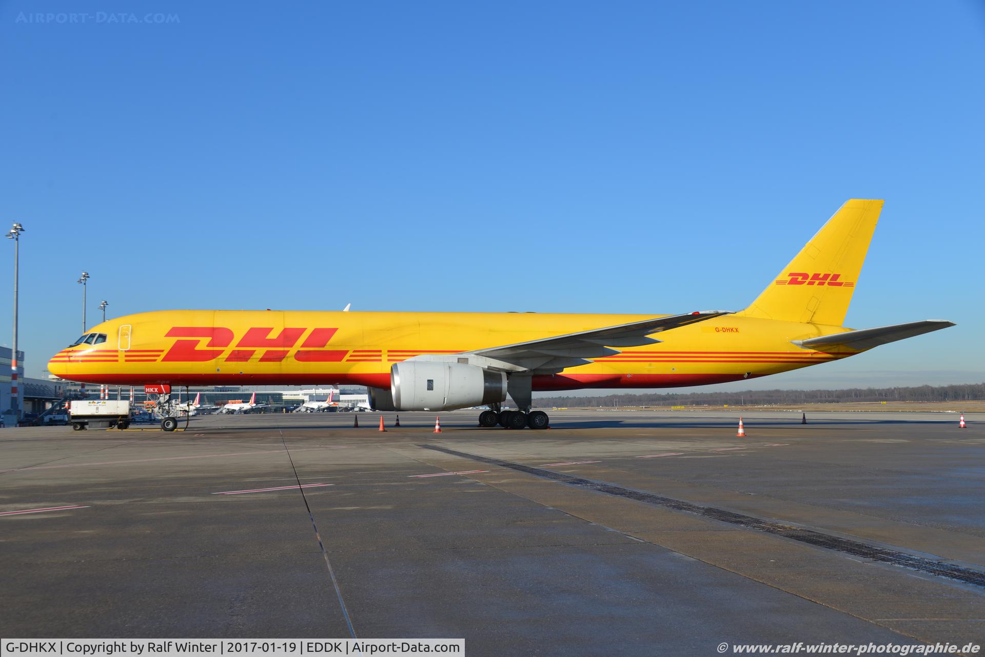 G-DHKX, 1991 Boeing 757-23APF C/N 24971, Boeing 757-23AF - D0 DHK DHL Air - 24971 - G-DHKX - 19.01.2017 - CGN