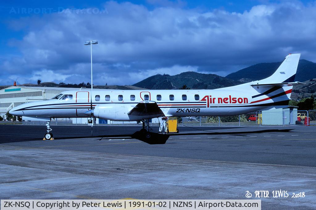 ZK-NSQ, 1988 Fairchild SA-227AC Metro III C/N AC-706B, Air Nelson Ltd., Motueka