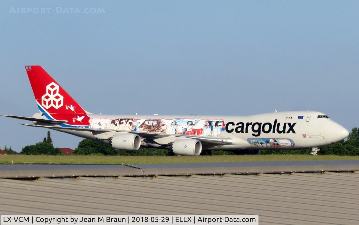 LX-VCM, 2015 Boeing 747-8F C/N 61169, Instruments & gyro testing at Cargolux Maintenance Center at LUX