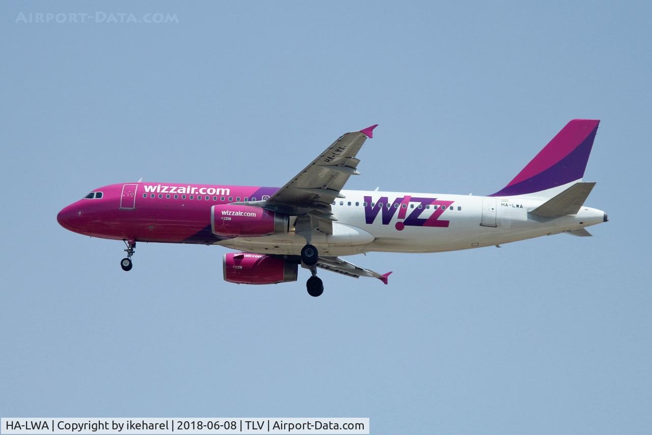HA-LWA, 2010 Airbus A320-232 C/N 4223, Flight from Prague .
