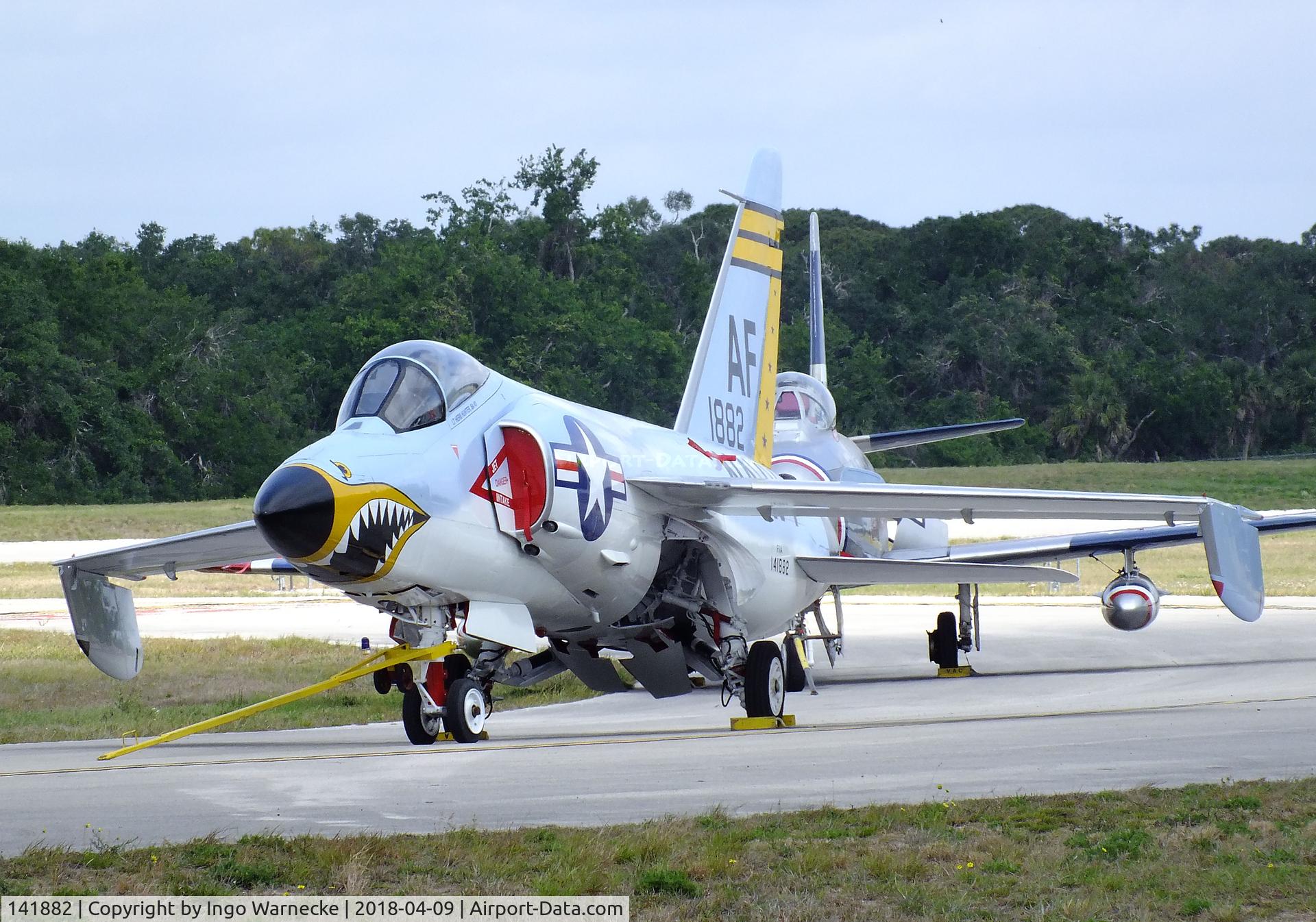 141882, Grumman F-11A Tiger C/N 199, Grumman F-11A (F11F-1) Tiger at the VAC Warbird Museum, Titusville FL