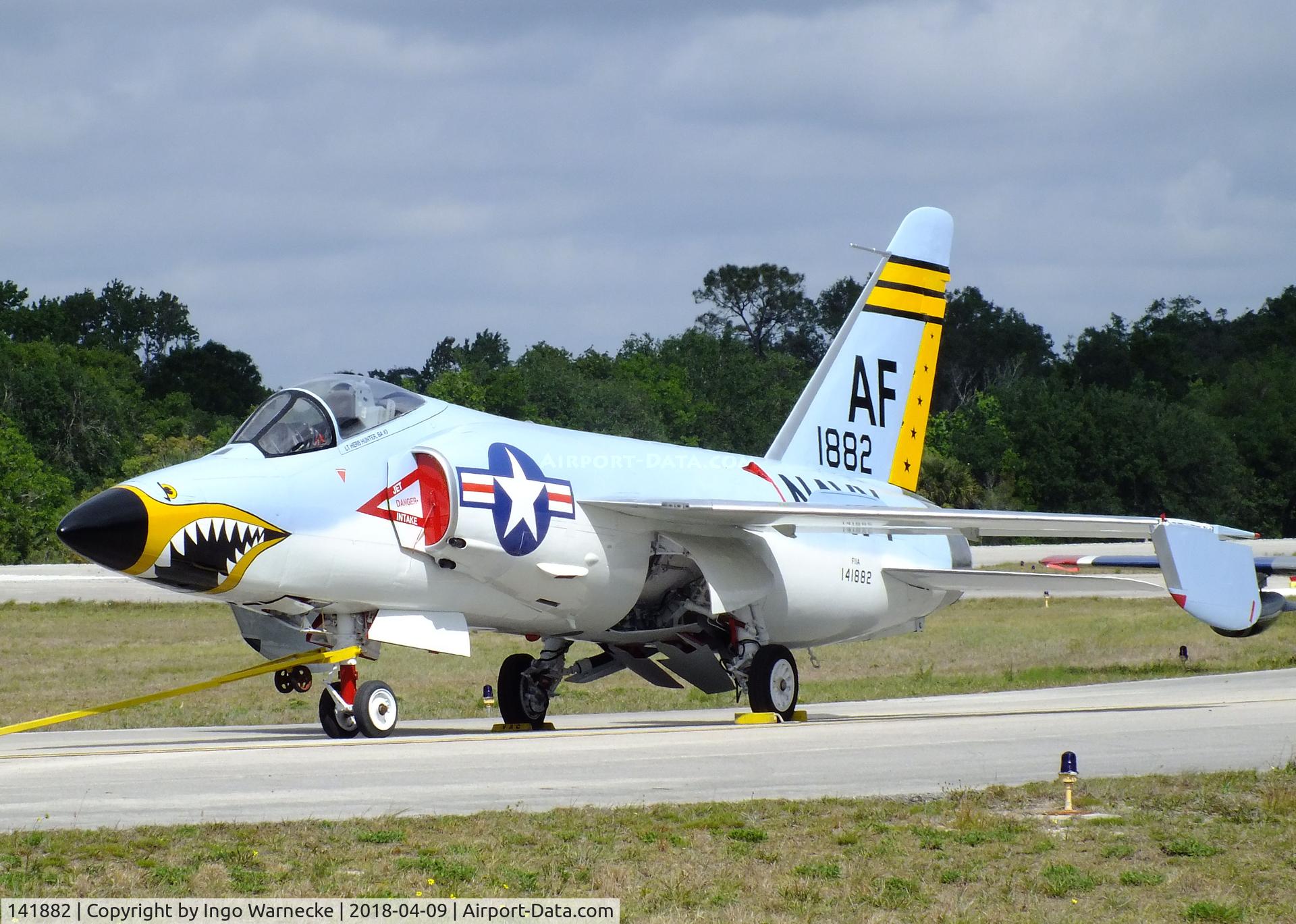 141882, Grumman F-11A Tiger C/N 199, Grumman F-11A (F11F-1) Tiger at the VAC Warbird Museum, Titusville FL