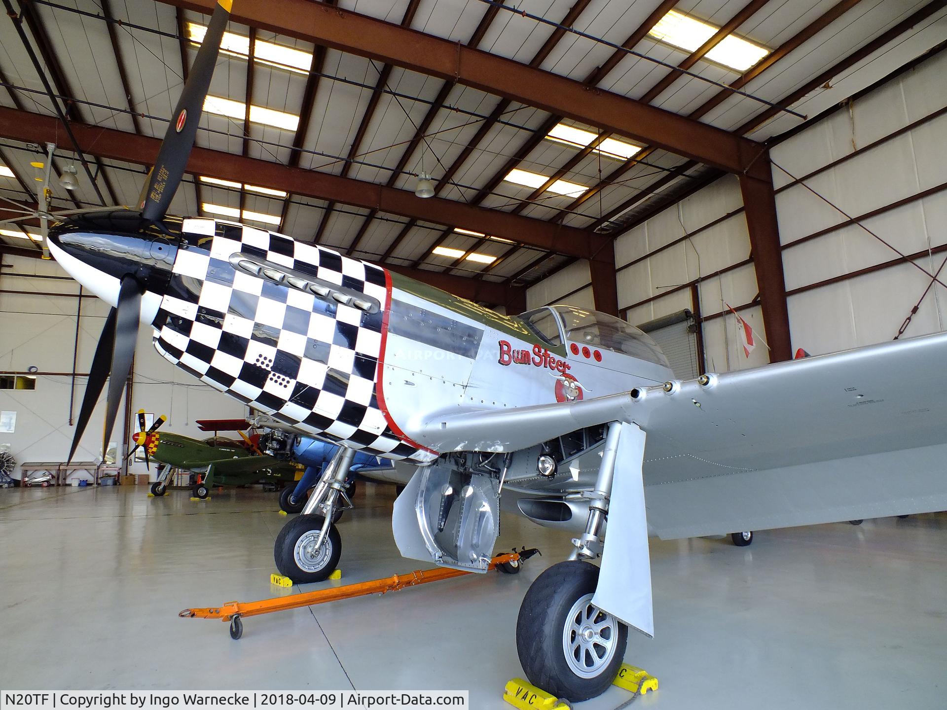 N20TF, 1967 North American (Cavalier) TF-51D Mustang C/N AF67-14866, North American (Cavalier) TF-51D Mustang at the VAC Warbird Museum, Titusville FL