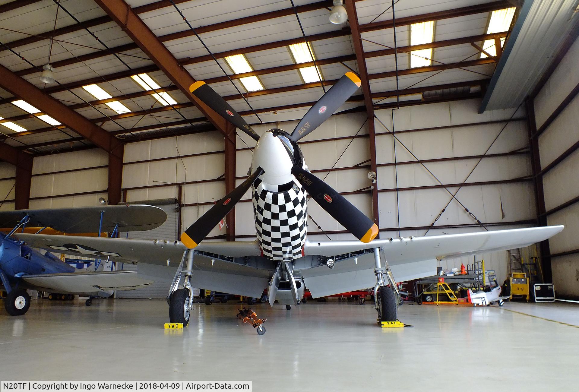 N20TF, 1967 North American (Cavalier) TF-51D Mustang C/N AF67-14866, North American (Cavalier) TF-51D Mustang at the VAC Warbird Museum, Titusville FL