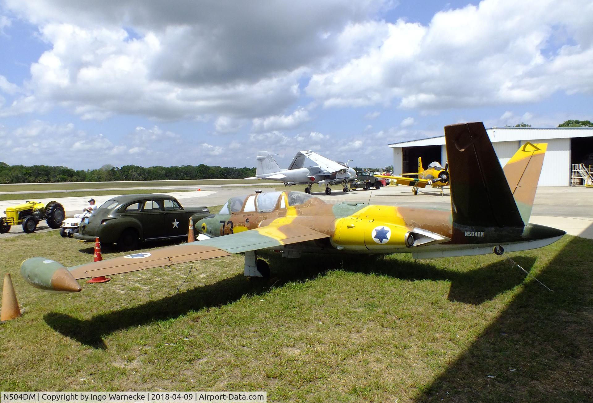 N504DM, 1966 Fouga (Valmet) CM-170R Magister C/N FM-73, Fouga (Valmet) CM.170R Magister at the VAC Warbird Museum, Titusville FL