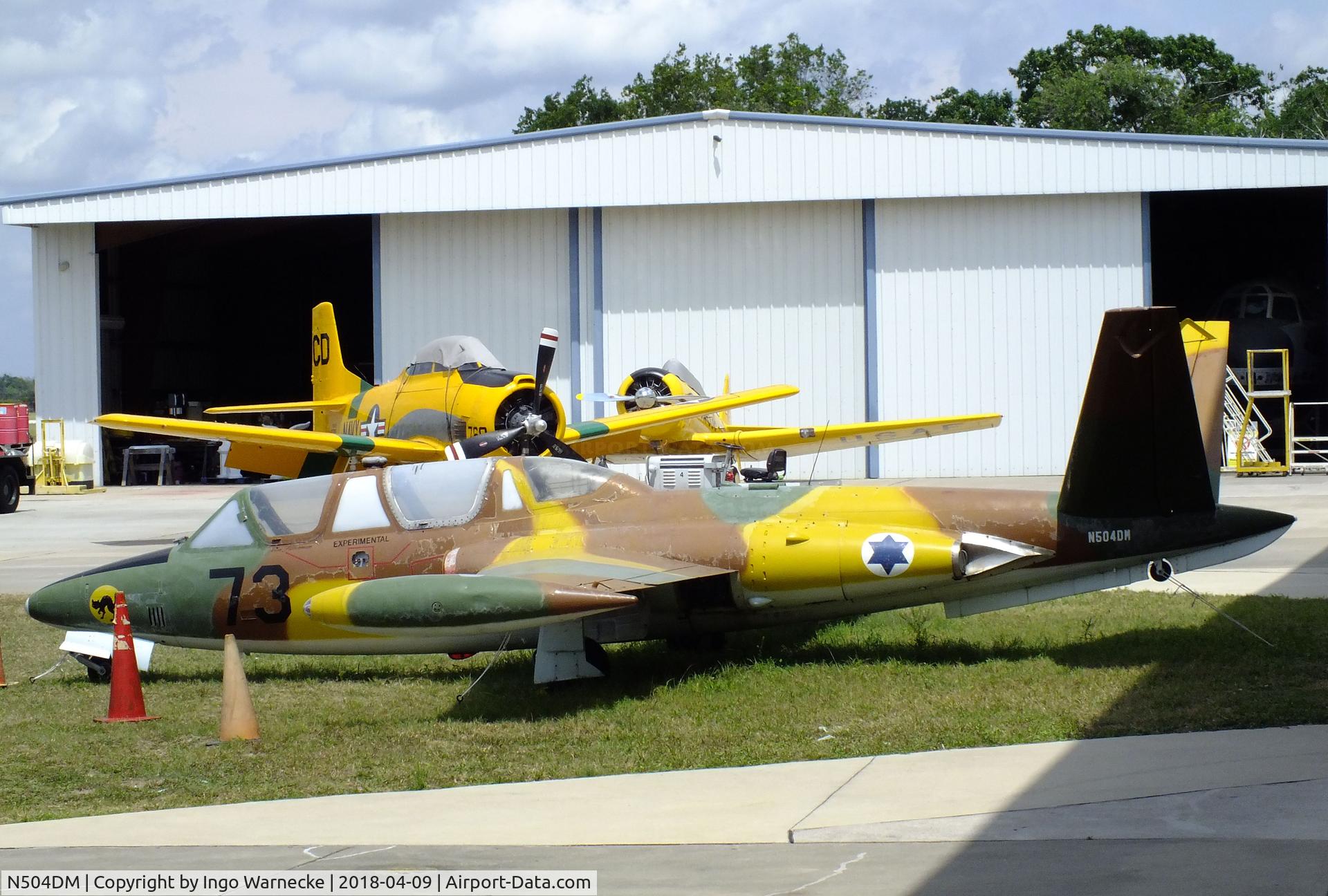N504DM, 1966 Fouga (Valmet) CM-170R Magister C/N FM-73, Fouga (Valmet) CM.170R Magister at the VAC Warbird Museum, Titusville FL