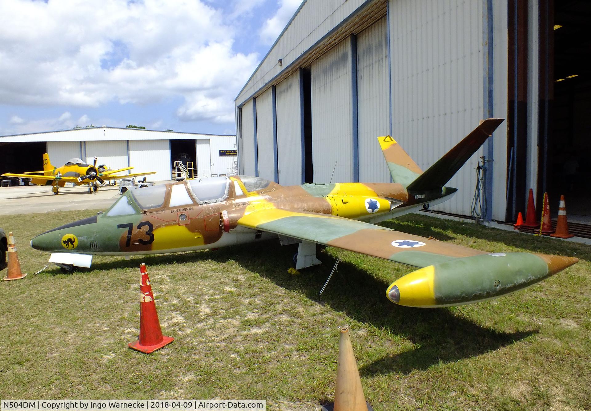 N504DM, 1966 Fouga (Valmet) CM-170R Magister C/N FM-73, Fouga (Valmet) CM.170R Magister at the VAC Warbird Museum, Titusville FL