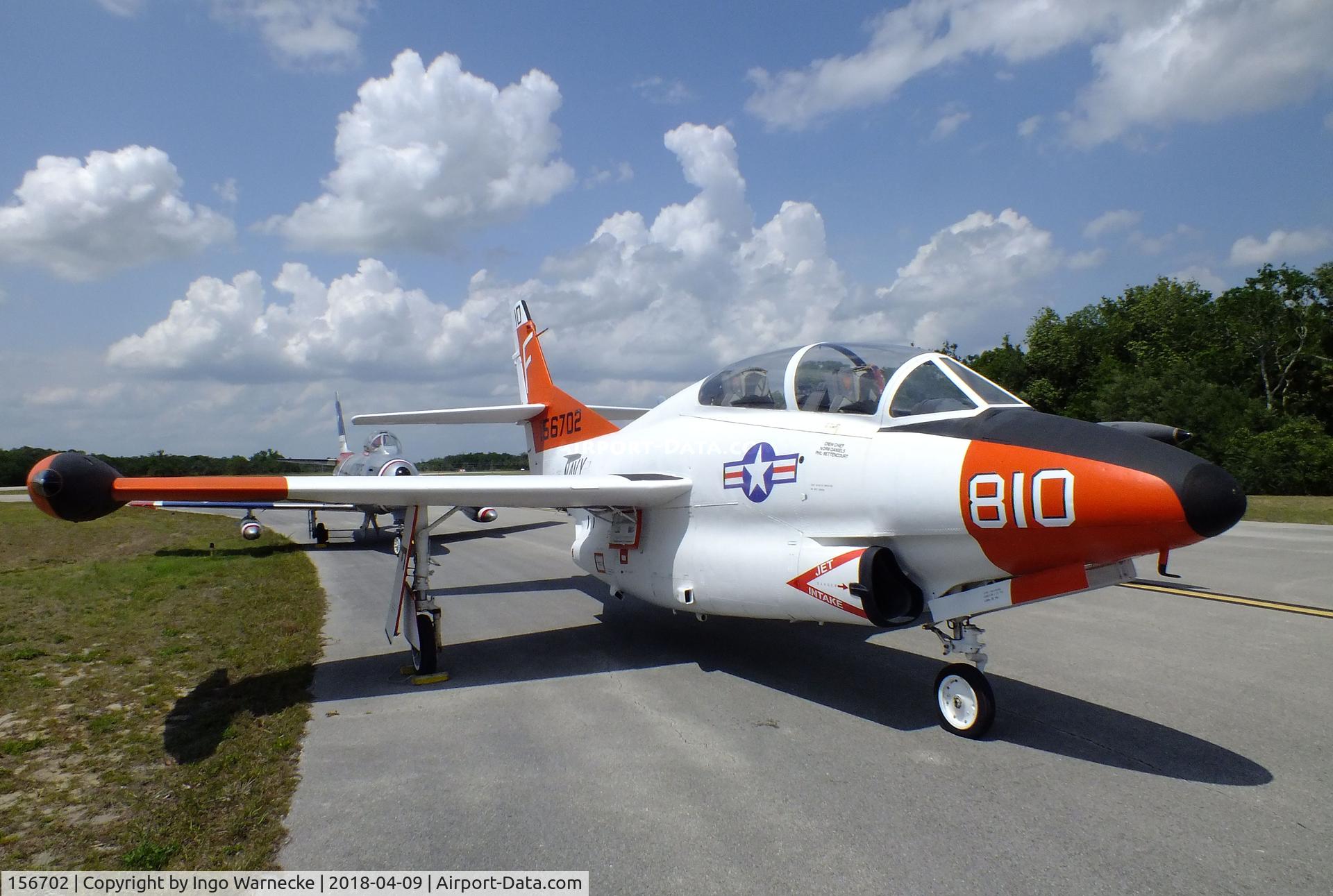 156702, North American T-2C Buckeye C/N 318-17, North American T-2C Buckeye at the VAC Warbird Museum, Titusville FL