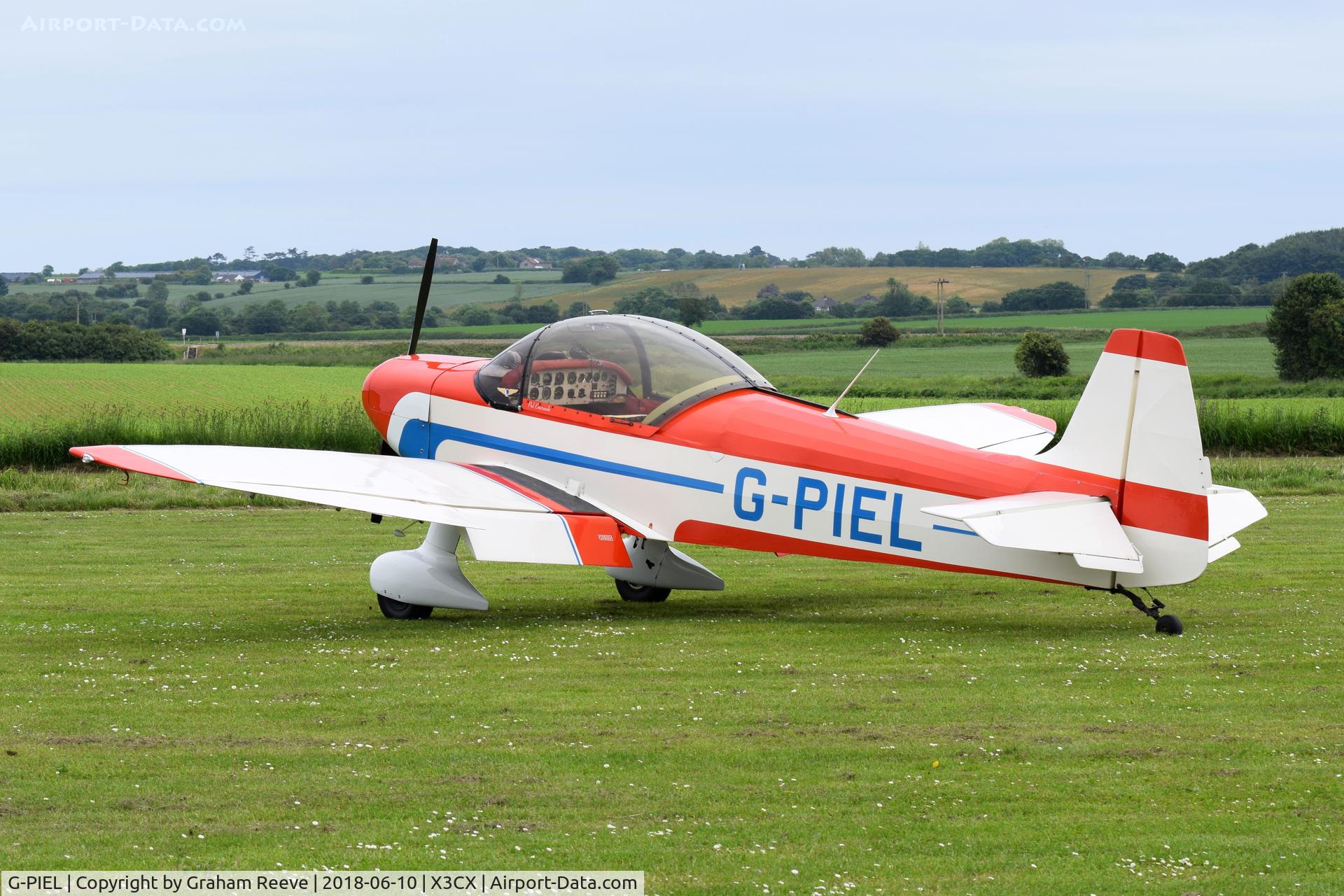 G-PIEL, 1957 Piel CP-301A Emeraude C/N 218, Parked at Northrepps.