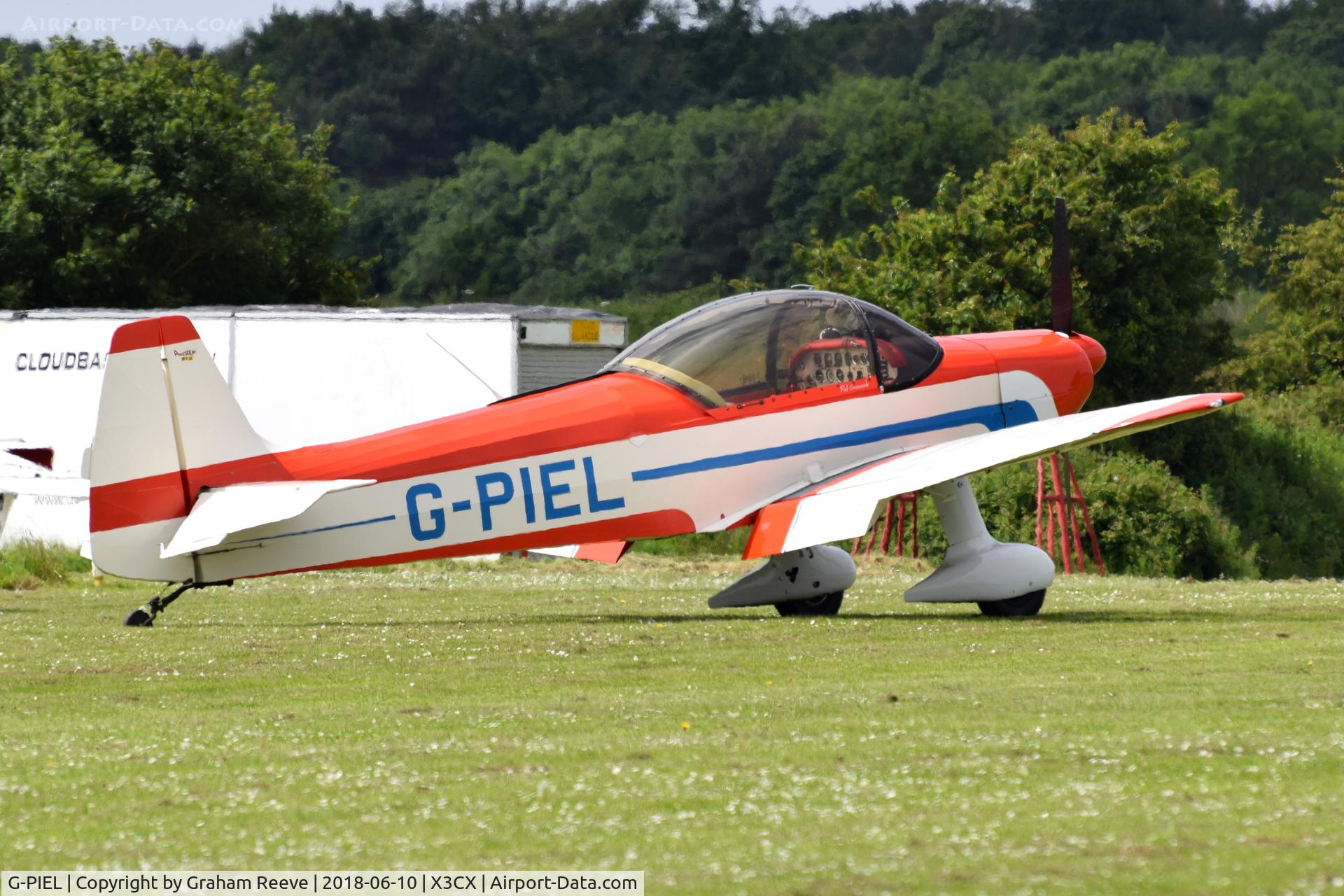 G-PIEL, 1957 Piel CP-301A Emeraude C/N 218, Parked at Northrepps.
