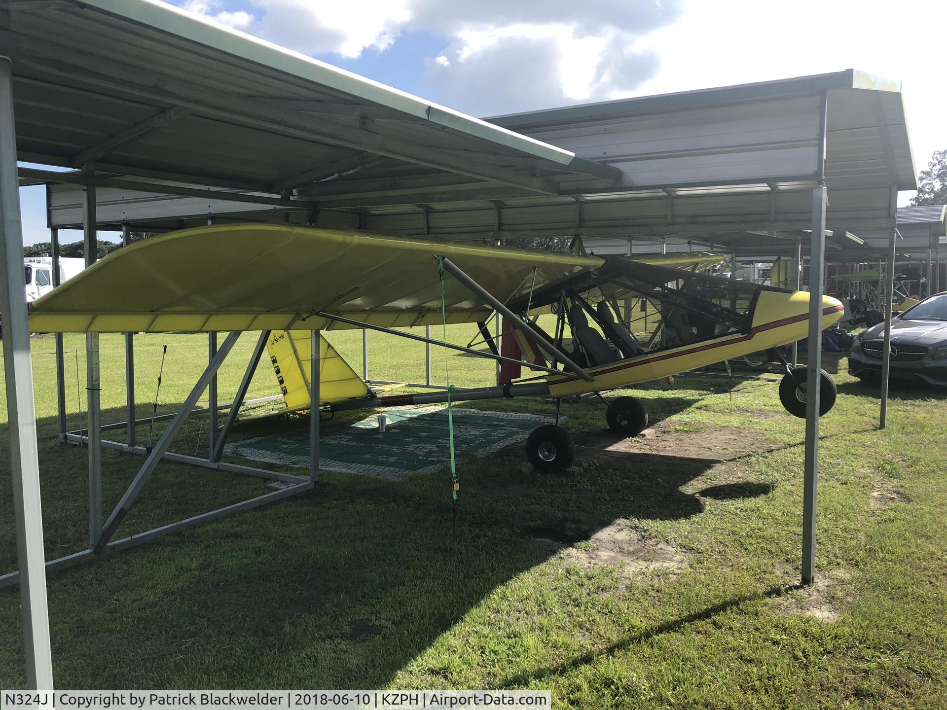 N324J, 2006 Rans S-12XL Airaile C/N 06000920, The 2006 Rans S-12 XL Airaile before flight.