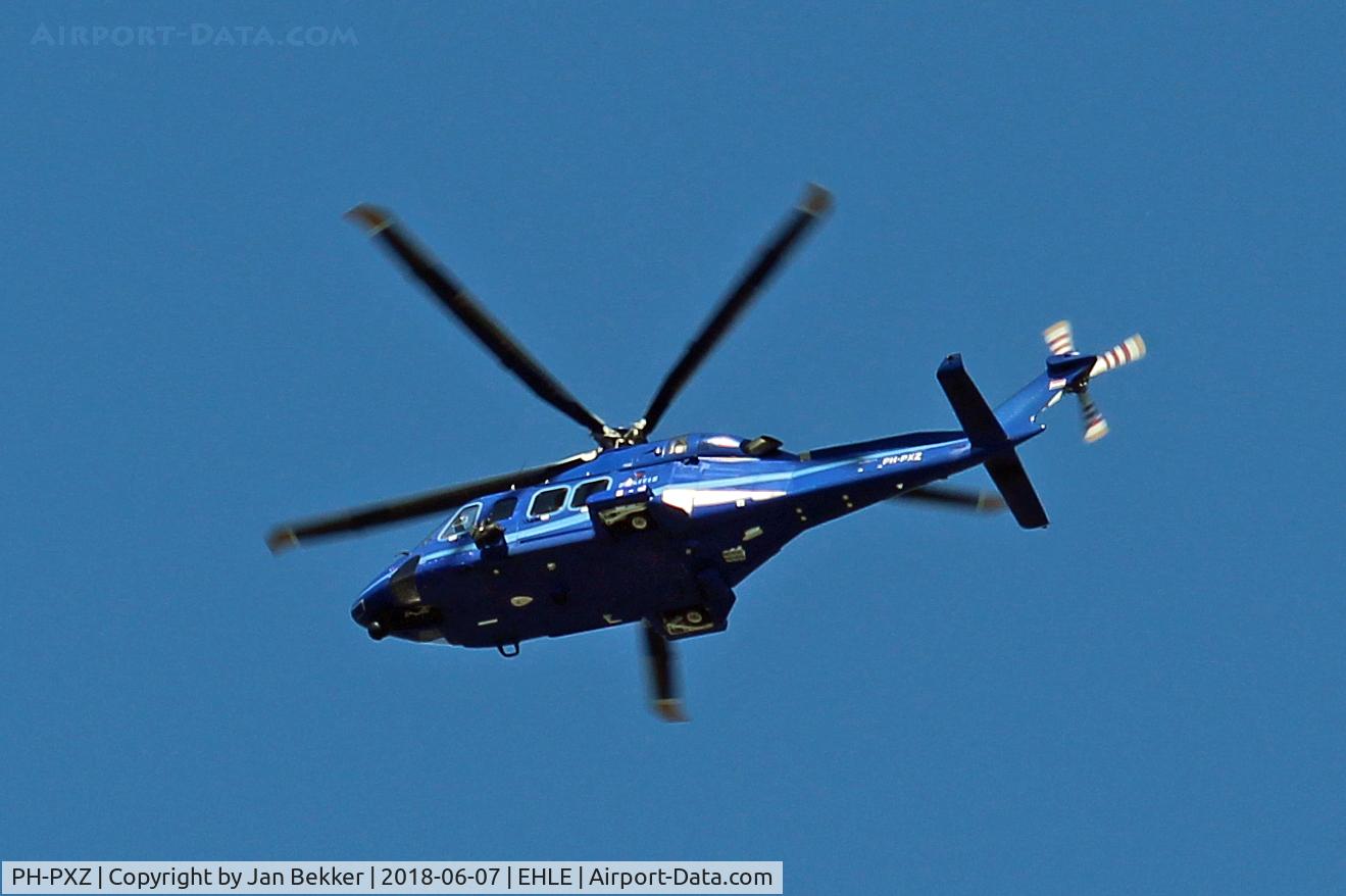 PH-PXZ, 2009 AgustaWestland AW-139 C/N 31250, Over Lelystad