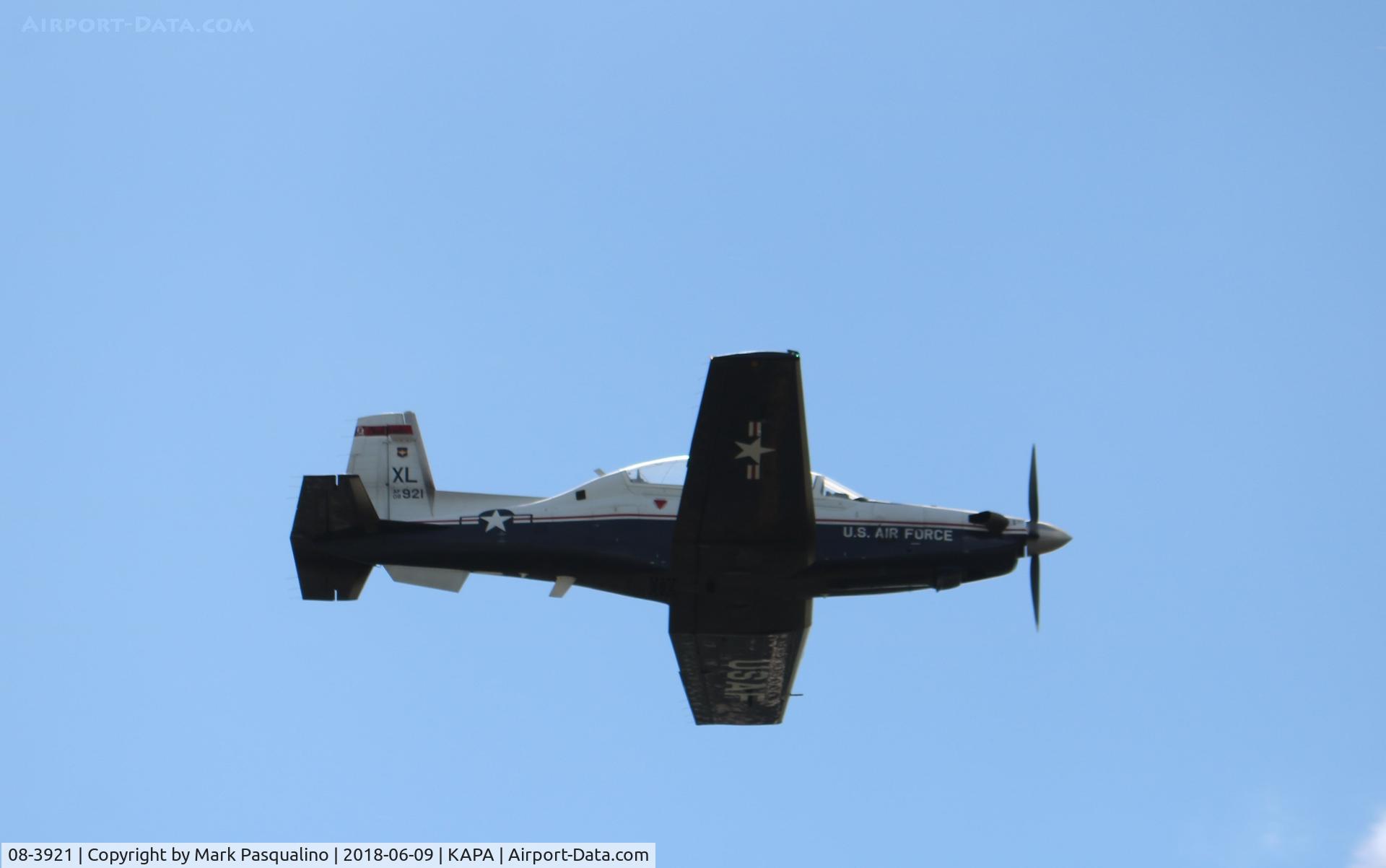 08-3921, 2008 Raytheon T-6A Texan II C/N PT-480, Raytheon T-6A Texan II