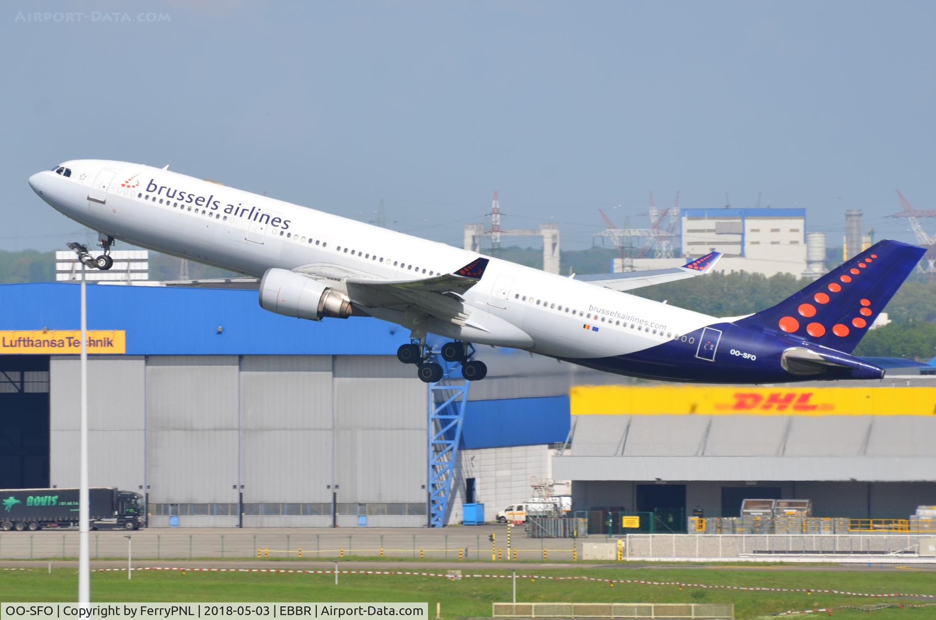 OO-SFO, 1994 Airbus A330-301 C/N 045, Departure of Brussels Airlines A333