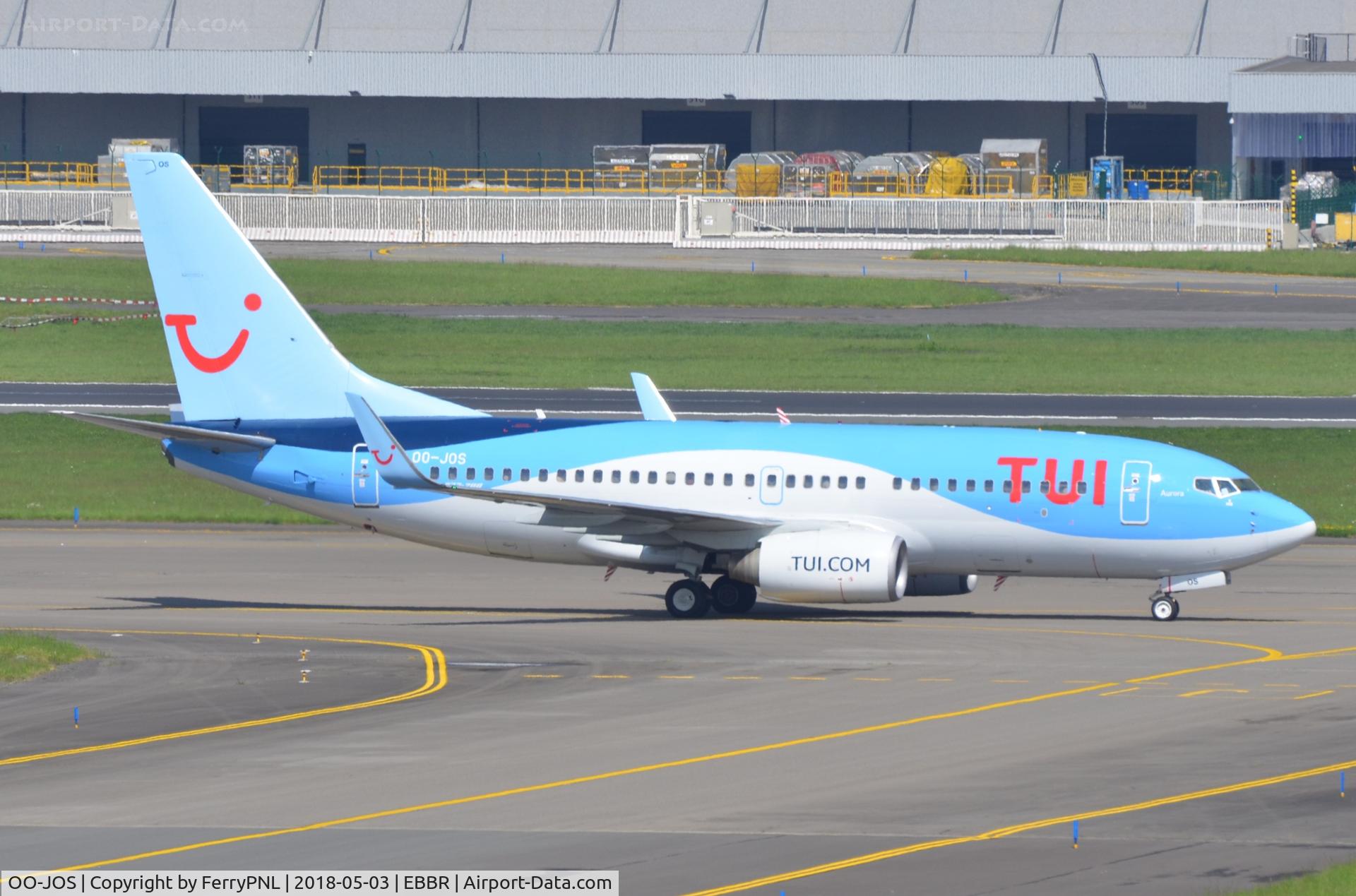 OO-JOS, 2008 Boeing 737-7K5 C/N 35282, TUI B737 arrived at base.