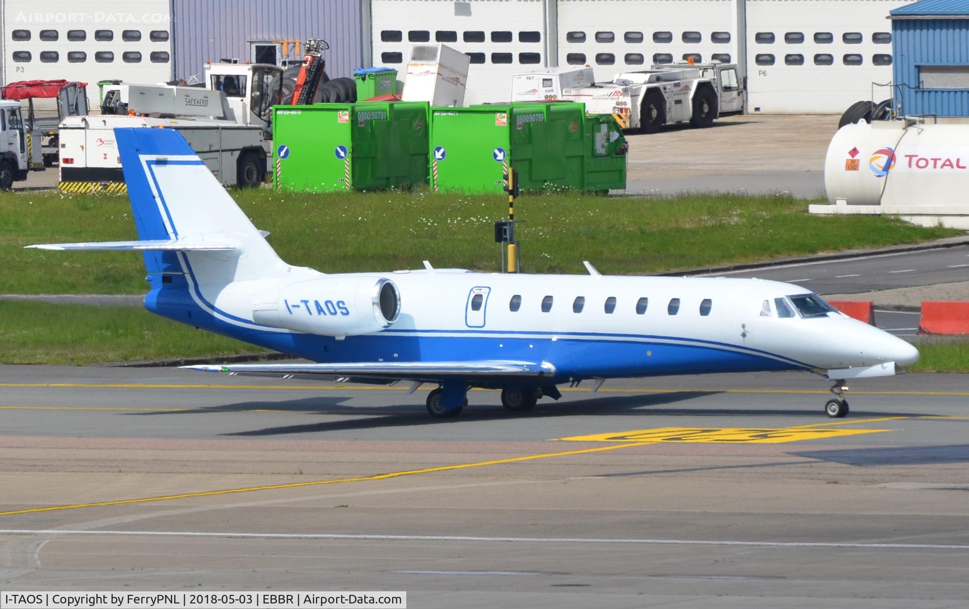 I-TAOS, 2010 Cessna 680 Citation Sovereign C/N 680-0309, Ce680 taxying out for departure