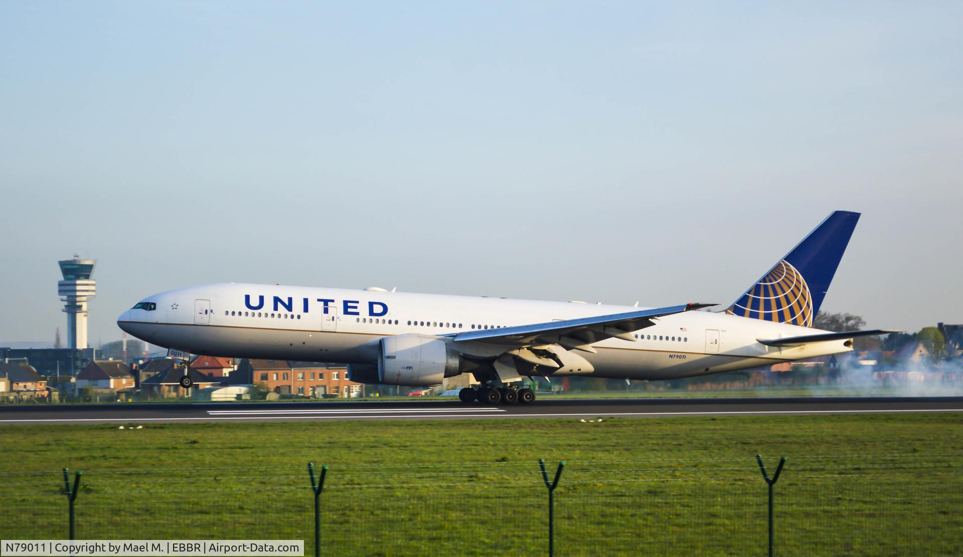 N79011, 1999 Boeing 777-224 C/N 29859, B777-224 at EBBR