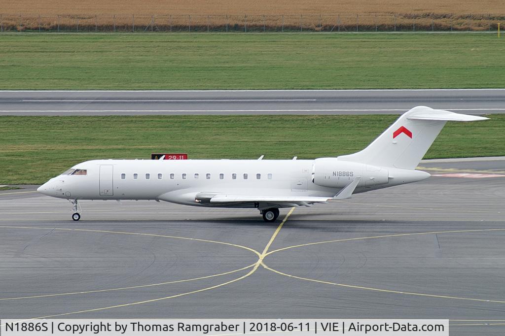 N1886S, 2016 Bombardier BD-700-1A10 Global 6000 C/N 9772, One Campus Drive Service LLC Global 6000