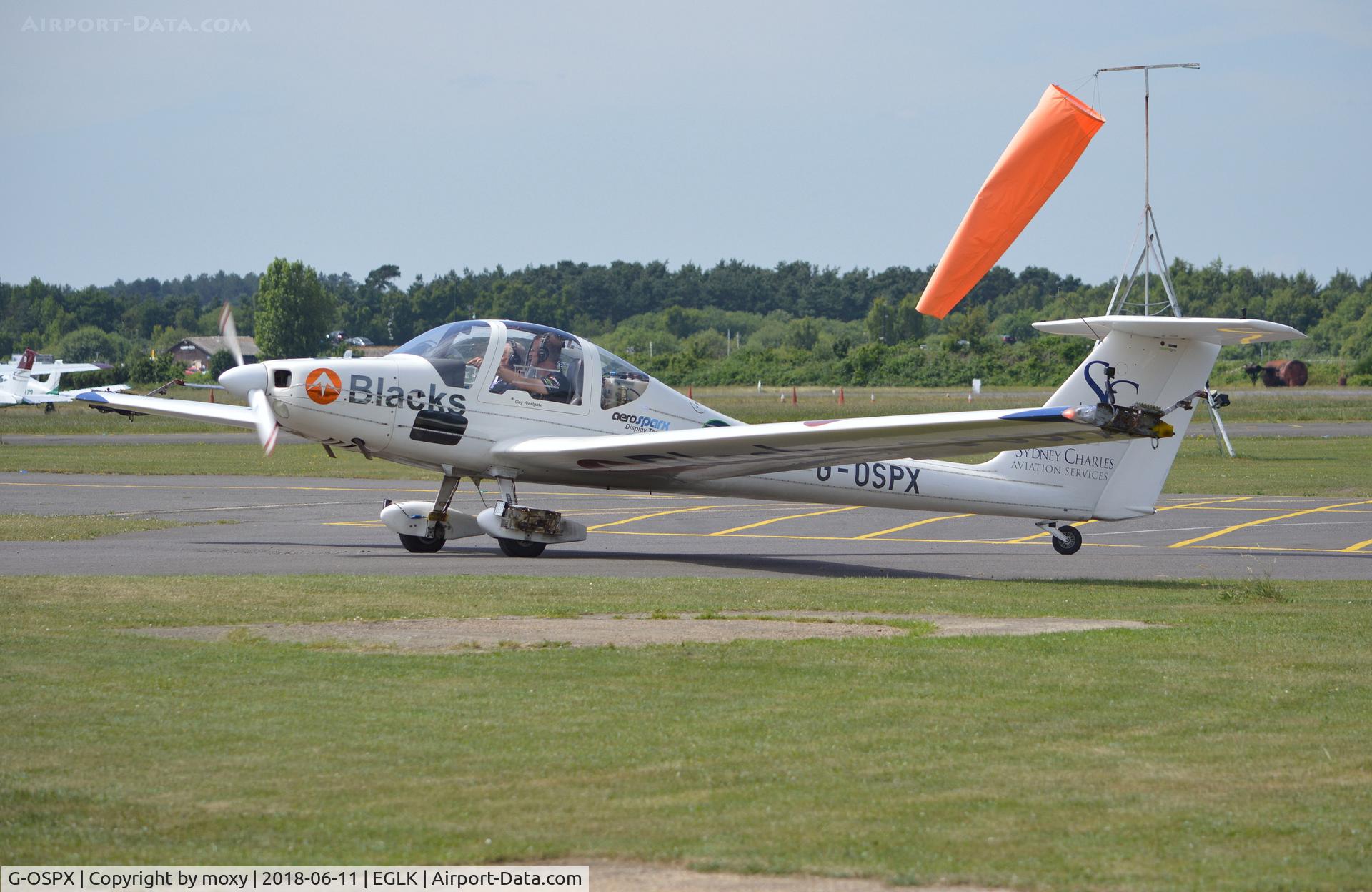 G-OSPX, 1985 Grob G-109B C/N 6414, Grob G-109B at Blackbushe. Ex EI-HCS
