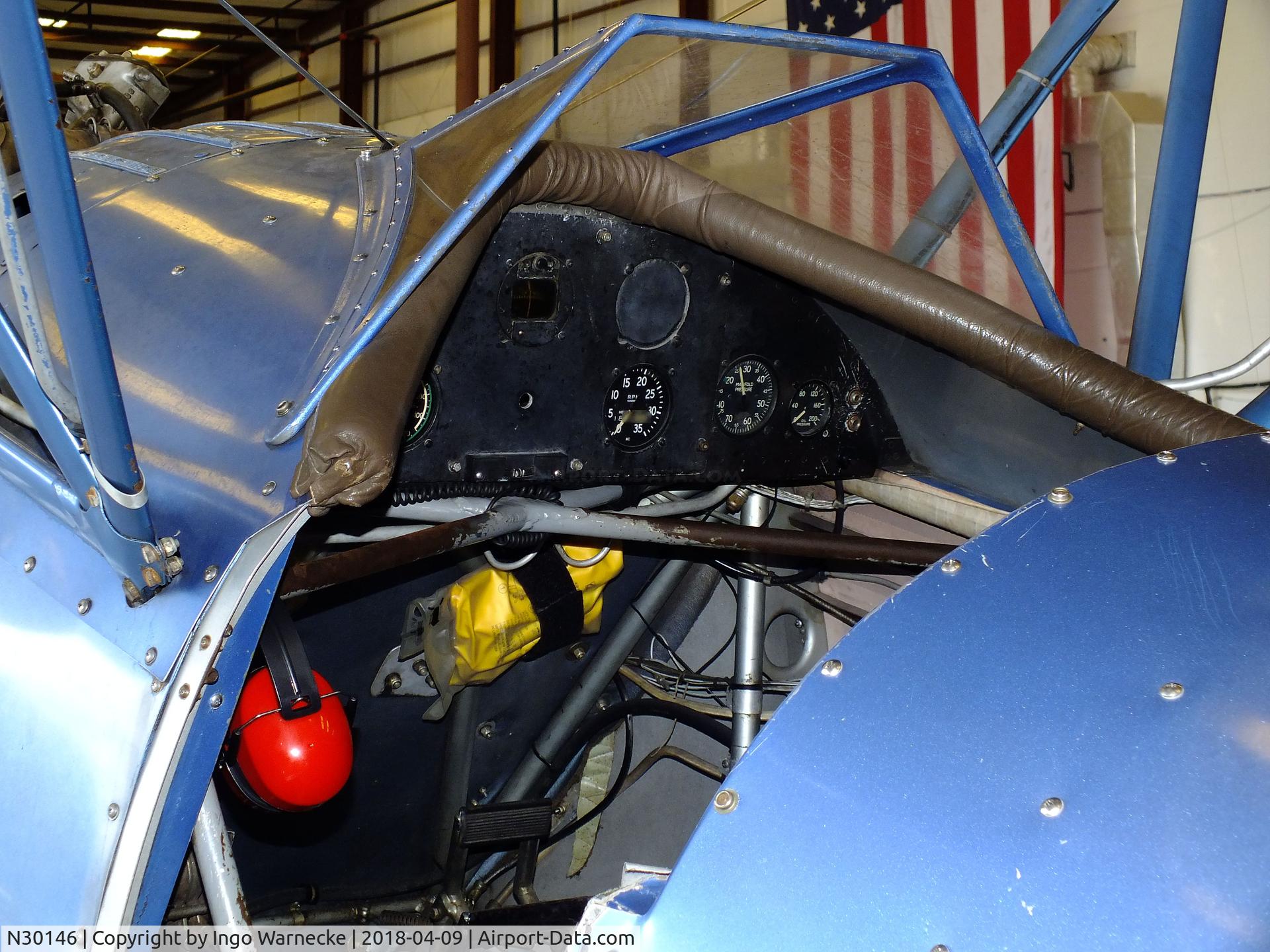 N30146, 1941 Waco UPF-7 C/N 5543, Waco UPF-7 at the VAC Warbird Museum, Titusville FL  #c