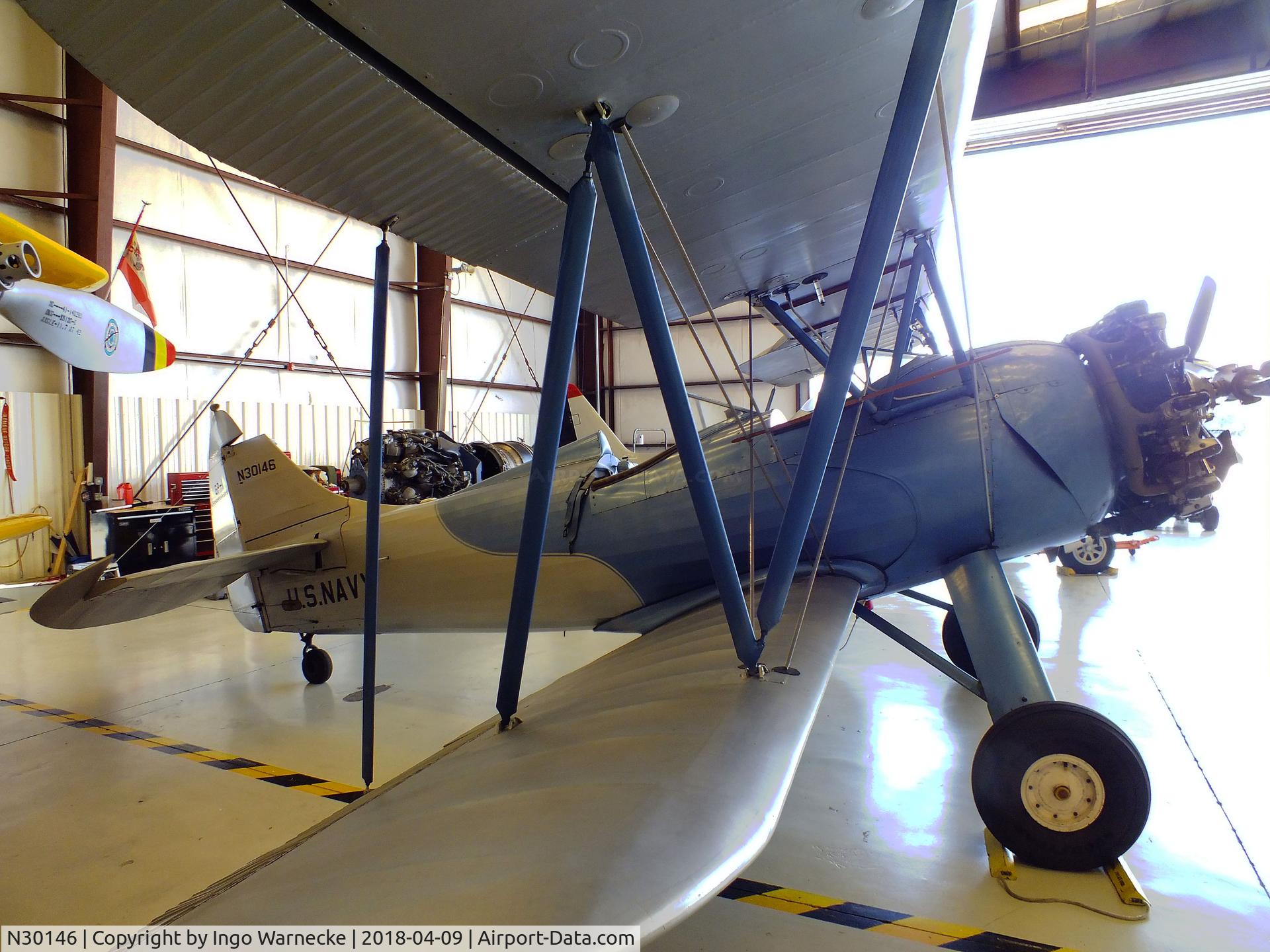 N30146, 1941 Waco UPF-7 C/N 5543, Waco UPF-7 at the VAC Warbird Museum, Titusville FL