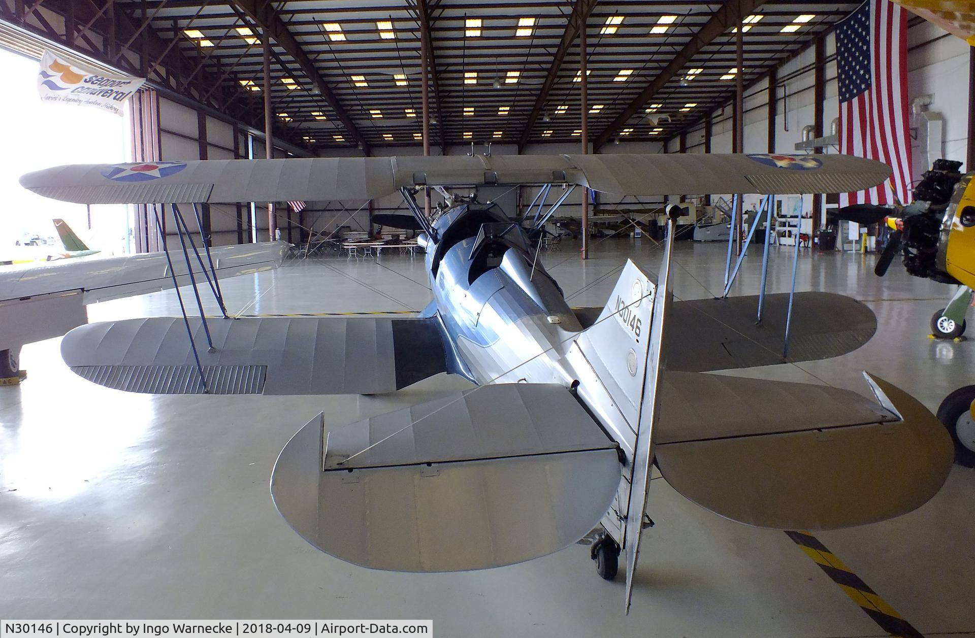 N30146, 1941 Waco UPF-7 C/N 5543, Waco UPF-7 at the VAC Warbird Museum, Titusville FL