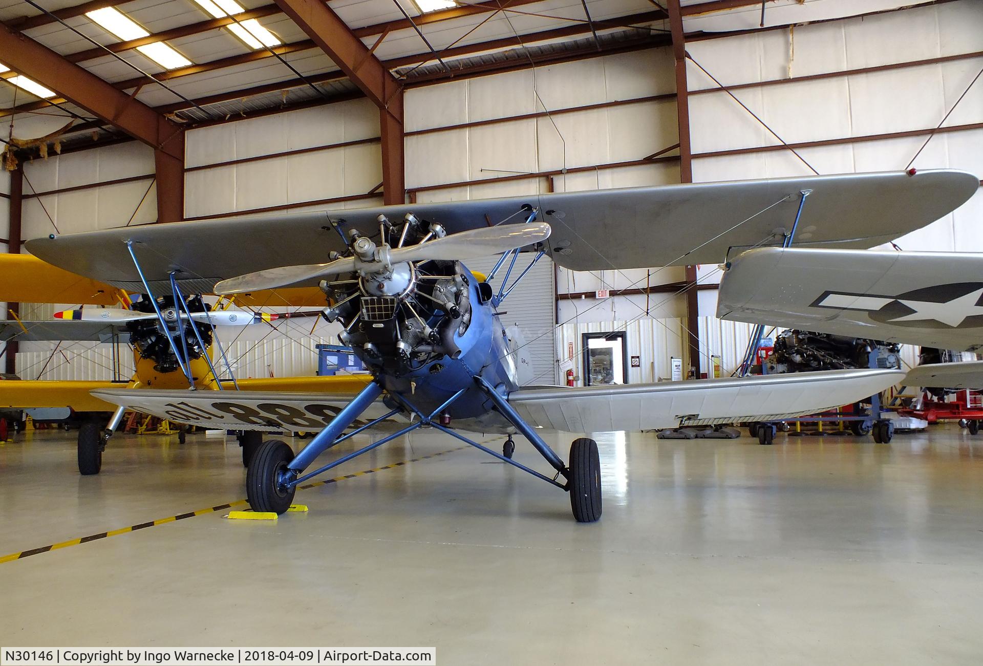 N30146, 1941 Waco UPF-7 C/N 5543, Waco UPF-7 at the VAC Warbird Museum, Titusville FL