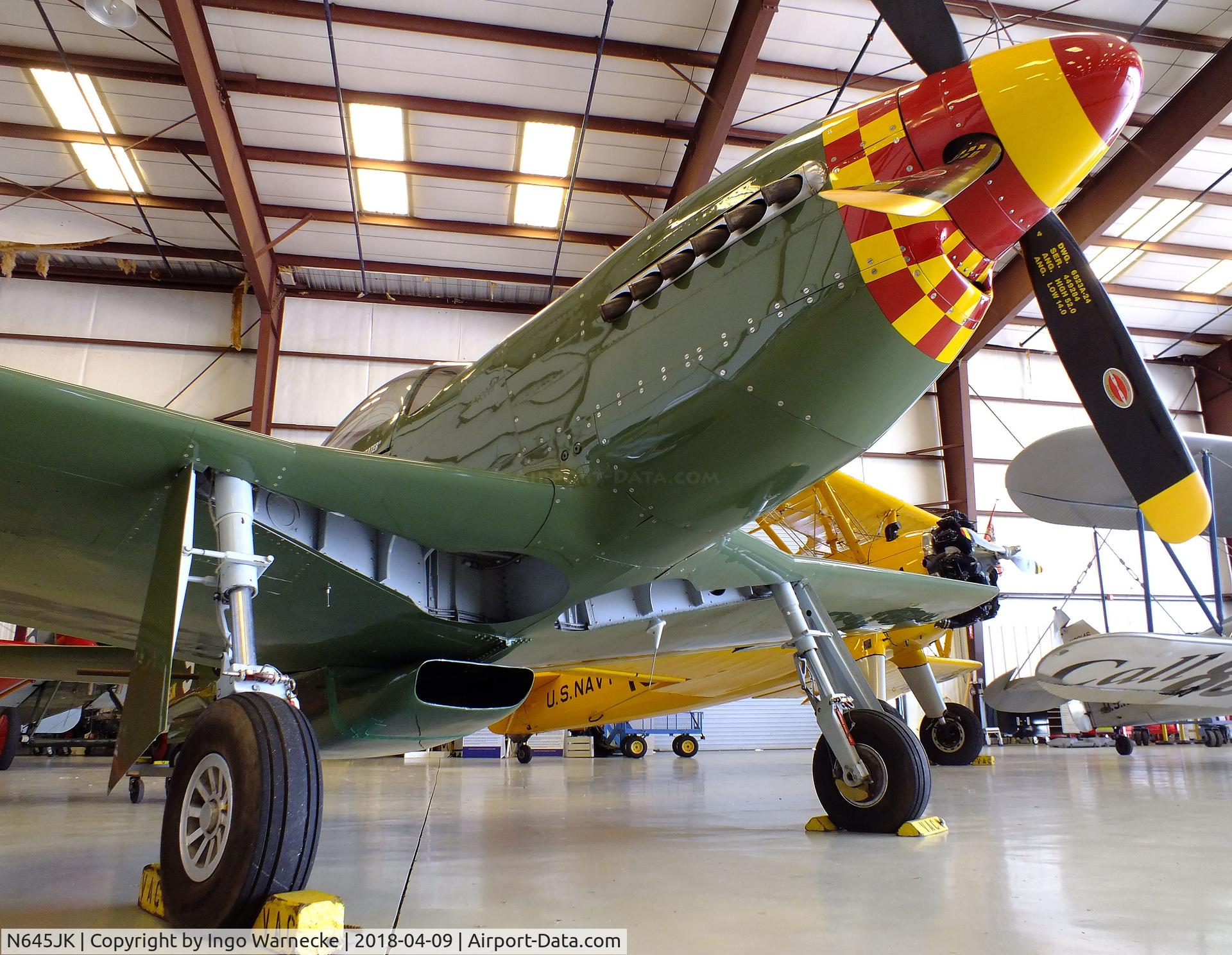 N645JK, Krepps KP51 C/N 001, Stewart S-51D Mustang (Krepps KP51, 7/10th-scale P-51D replica) at the VAC Warbird Museum, Titusville FL