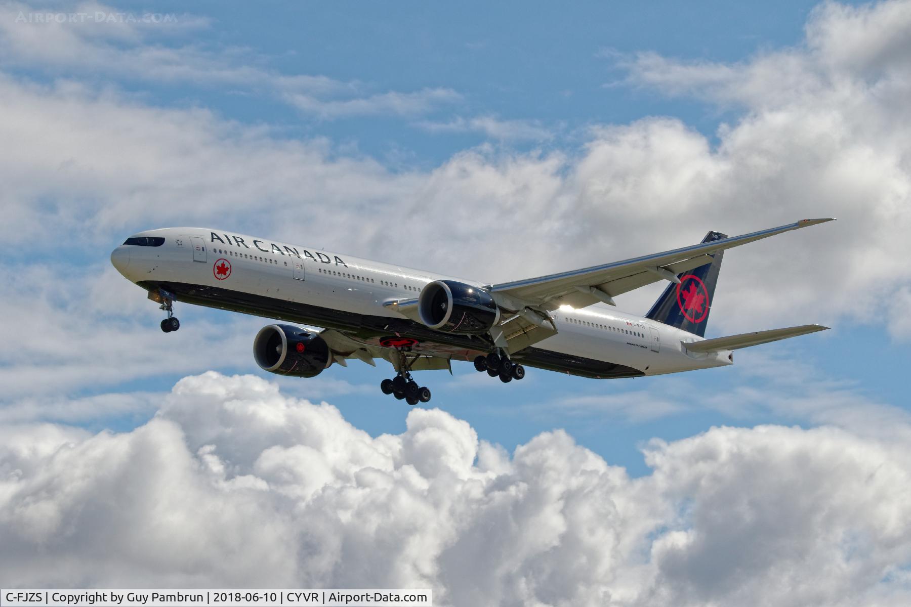 C-FJZS, 2016 Boeing 777-333/ER C/N 62400, Landing on 26R