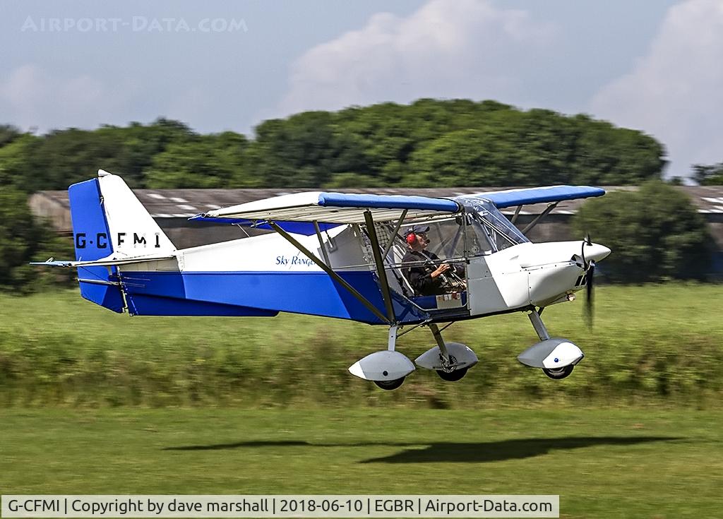 G-CFMI, 2008 Skyranger 912(1) C/N BMAA/HB/580, Departing