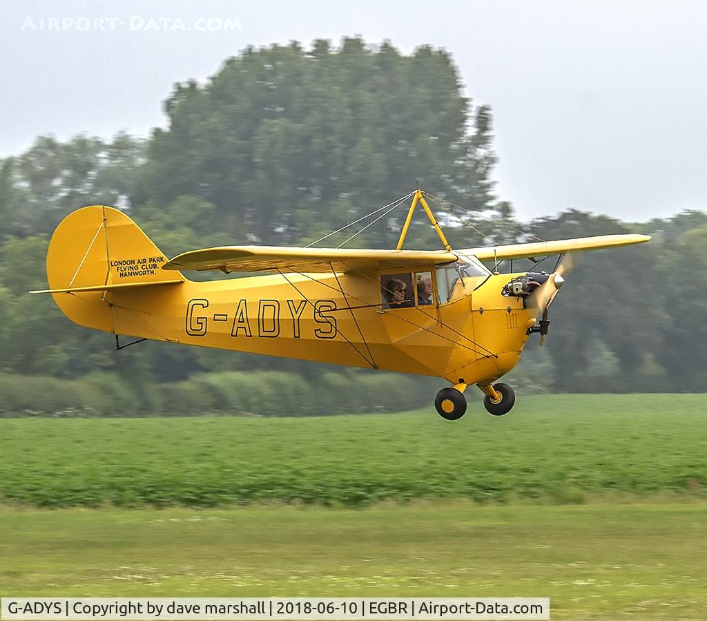 G-ADYS, 1935 Aeronca C-3 C/N A-600, Nice to see 