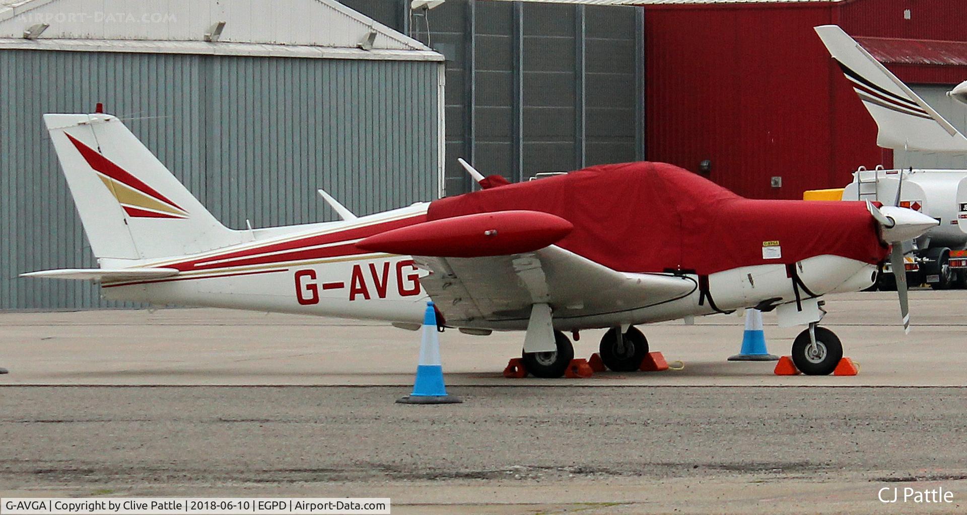 G-AVGA, 1966 Piper PA-24-260 Comanche B C/N 24-4489, Parked on the ramp at Aberdeen