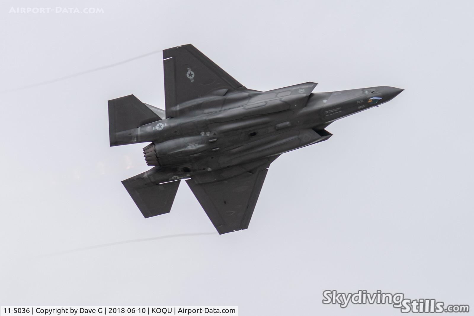 11-5036, 2014 Lockheed Martin F-35A Lightning II C/N AF-47, Rhode Island Airshow