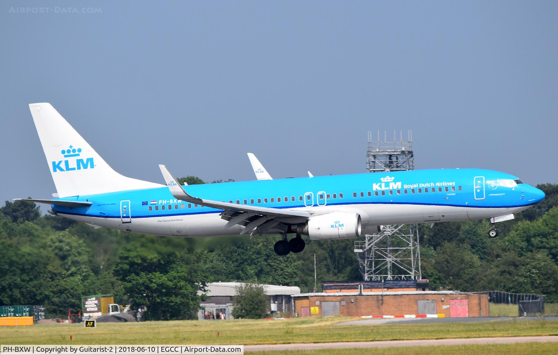 PH-BXW, 2007 Boeing 737-8K2 C/N 30360, At Manchester